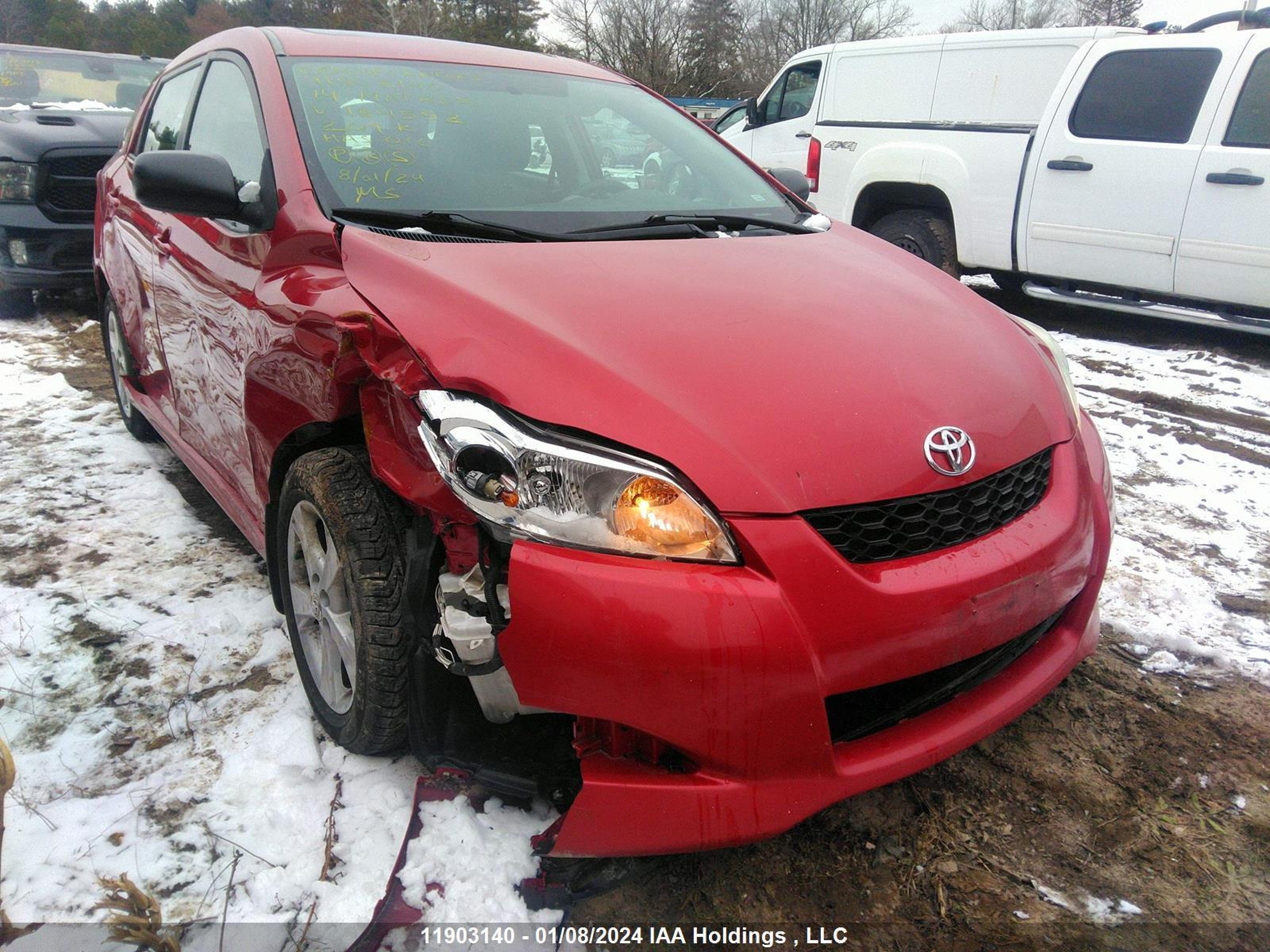 TOYOTA MATRIX 2014 2t1ku4ee8ec134552