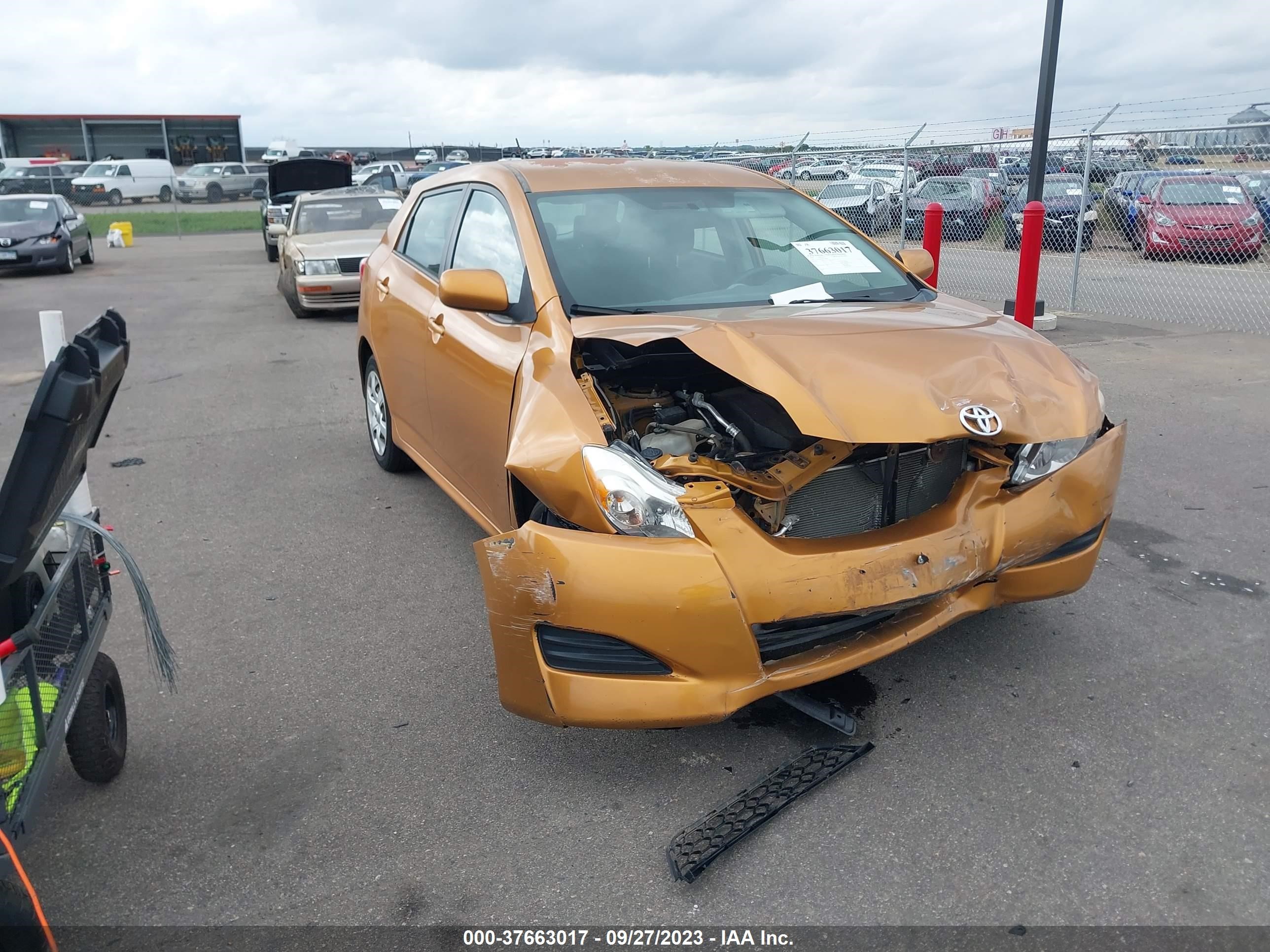 TOYOTA MATRIX 2010 2t1ku4ee9ac370444