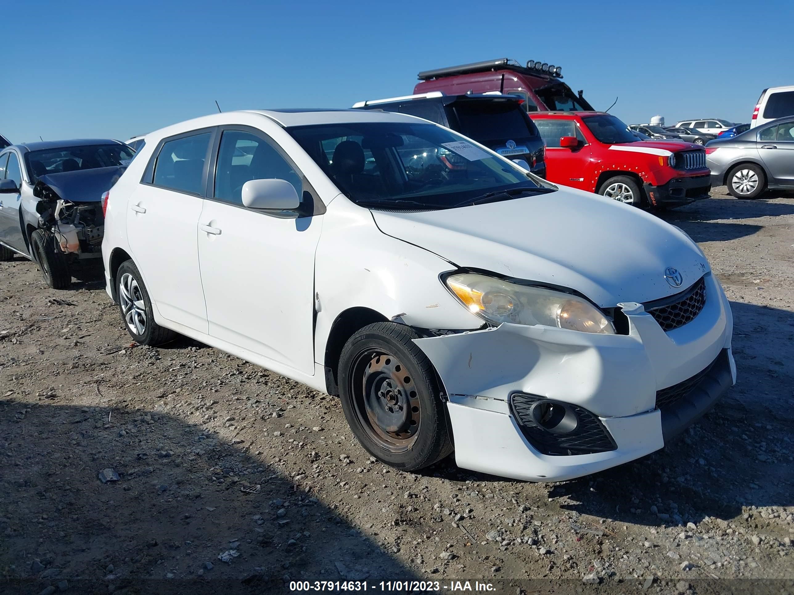 TOYOTA MATRIX 2009 2t1le40e59c003965