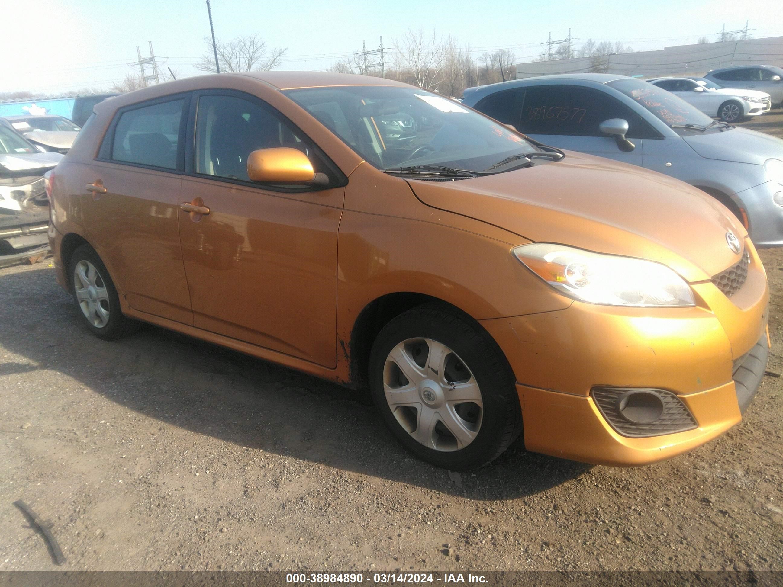 TOYOTA MATRIX 2009 2t1le40e59c004131