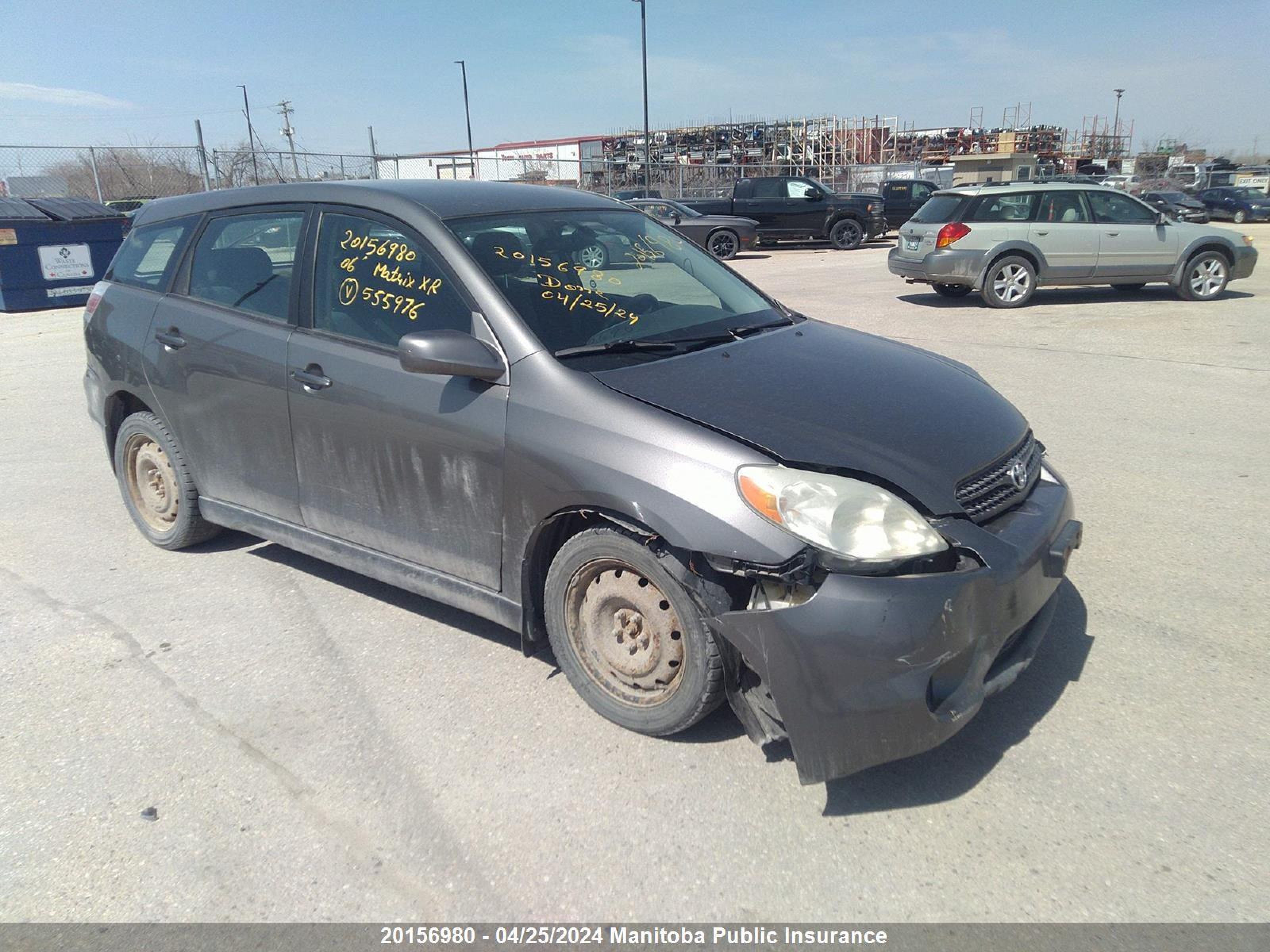 TOYOTA MATRIX 2006 2t1lr32e96c555976