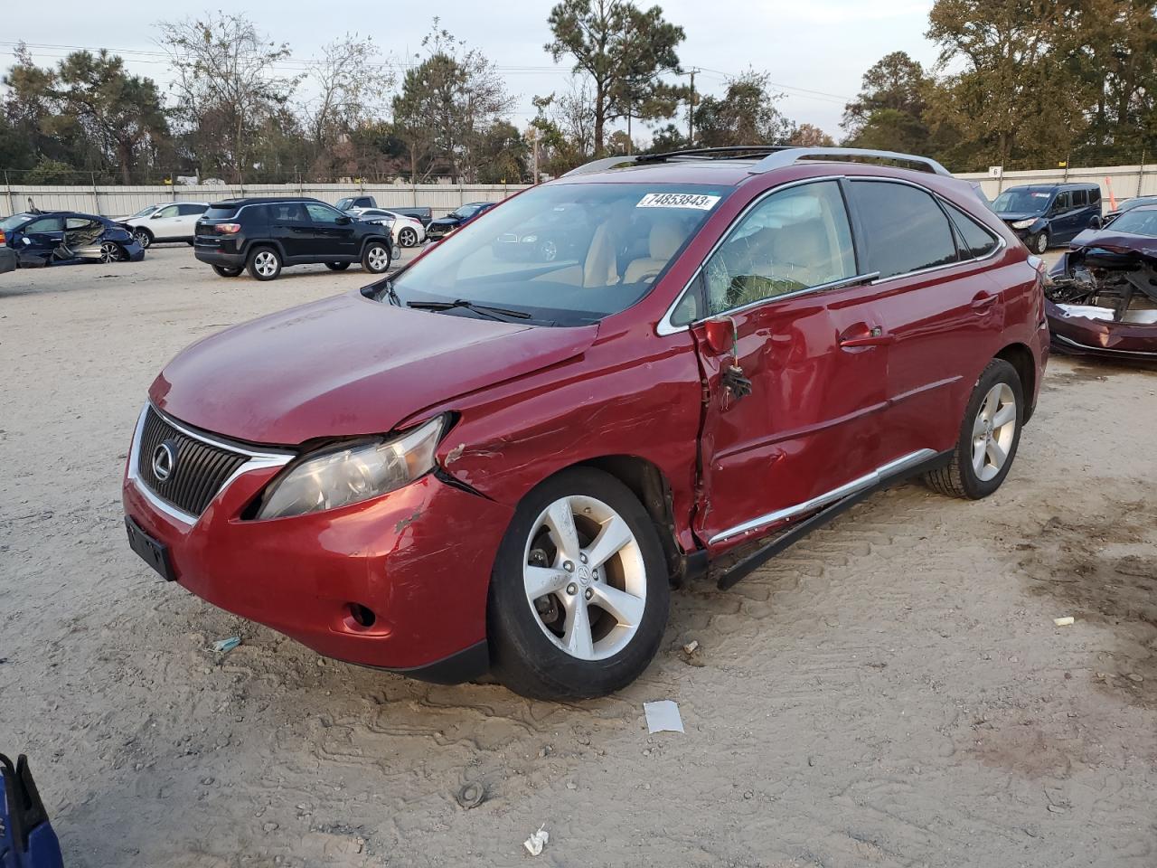 LEXUS RX 2011 2t2bk1ba0bc082556