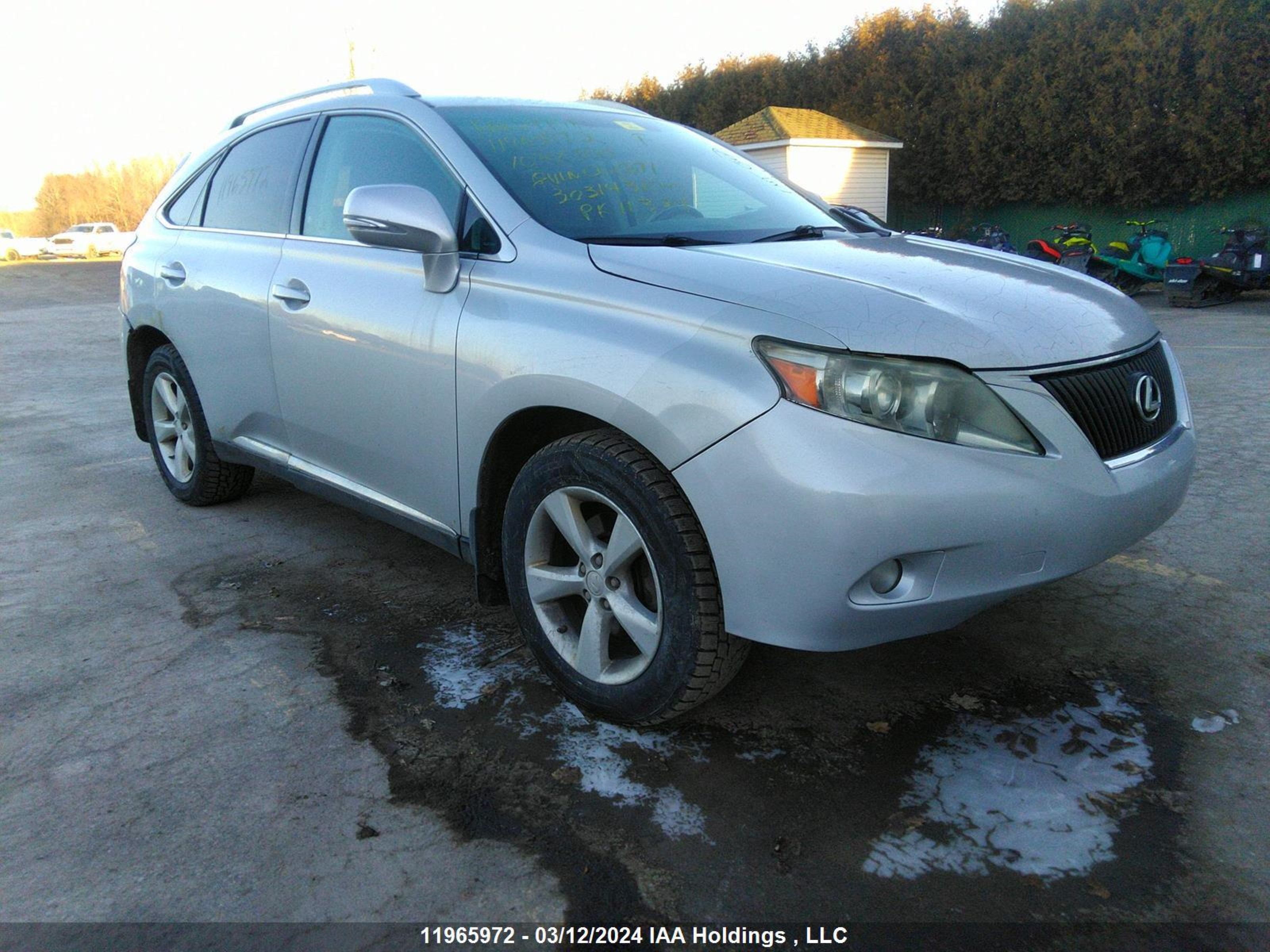 LEXUS RX 2010 2t2bk1ba1ac001871