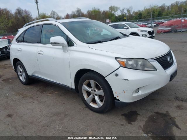 LEXUS RX 350 2010 2t2bk1ba2ac008652