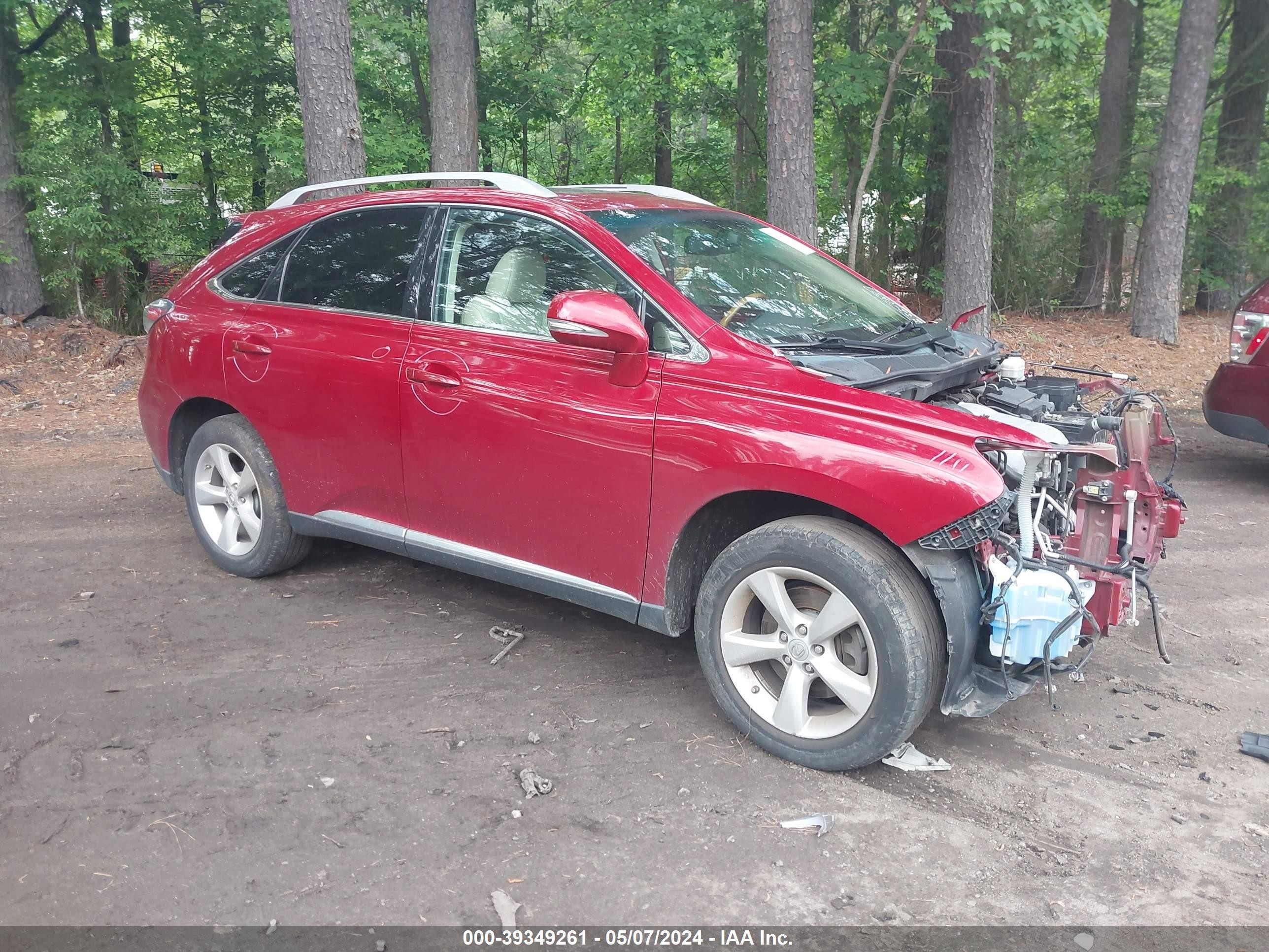 LEXUS RX 2011 2t2bk1ba5bc098493