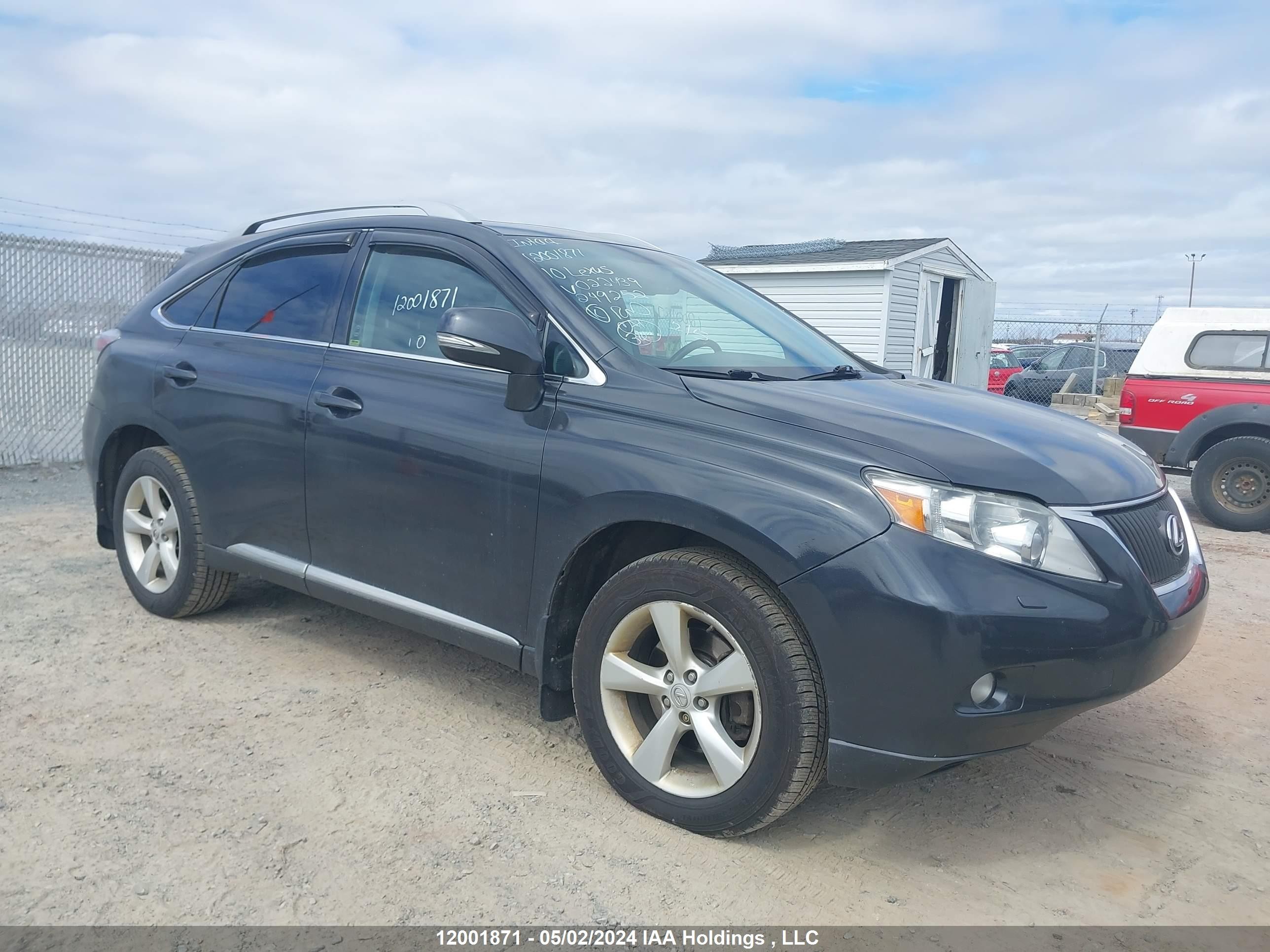 LEXUS RX 2010 2t2bk1ba6ac022439