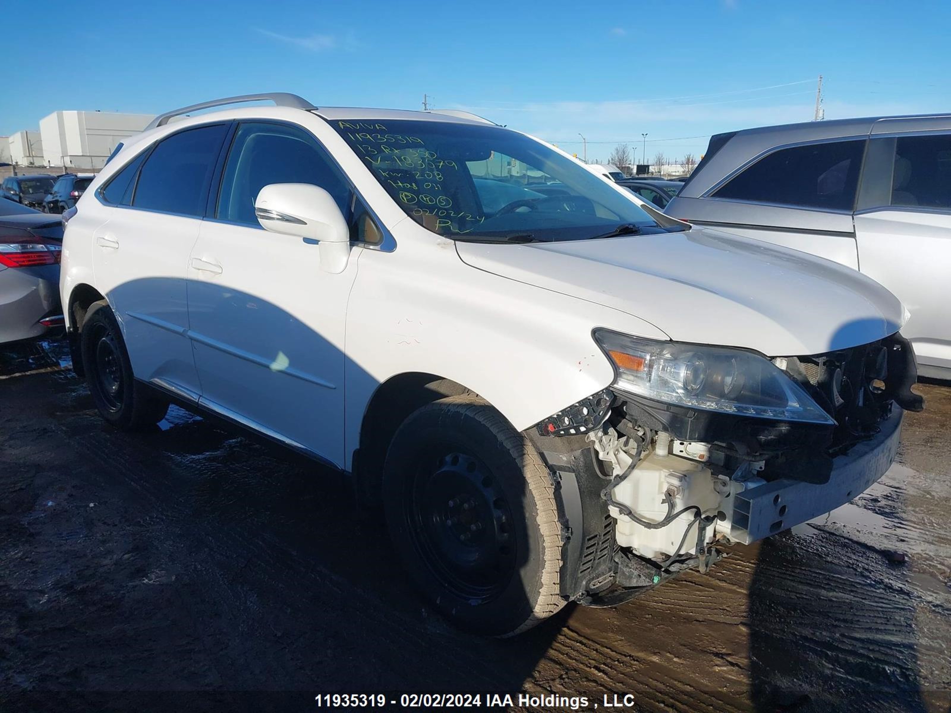 LEXUS RX 2013 2t2bk1ba9dc183579