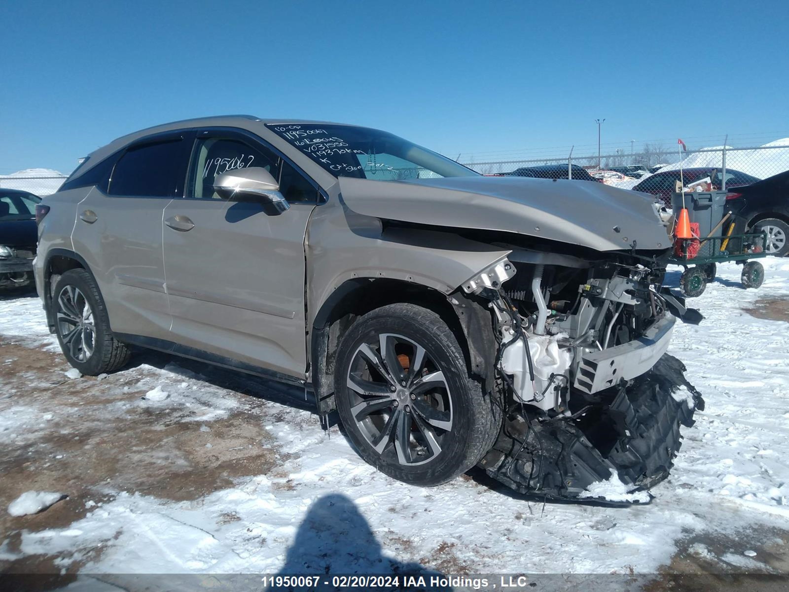 LEXUS RX 2016 2t2bzmca4gc031550