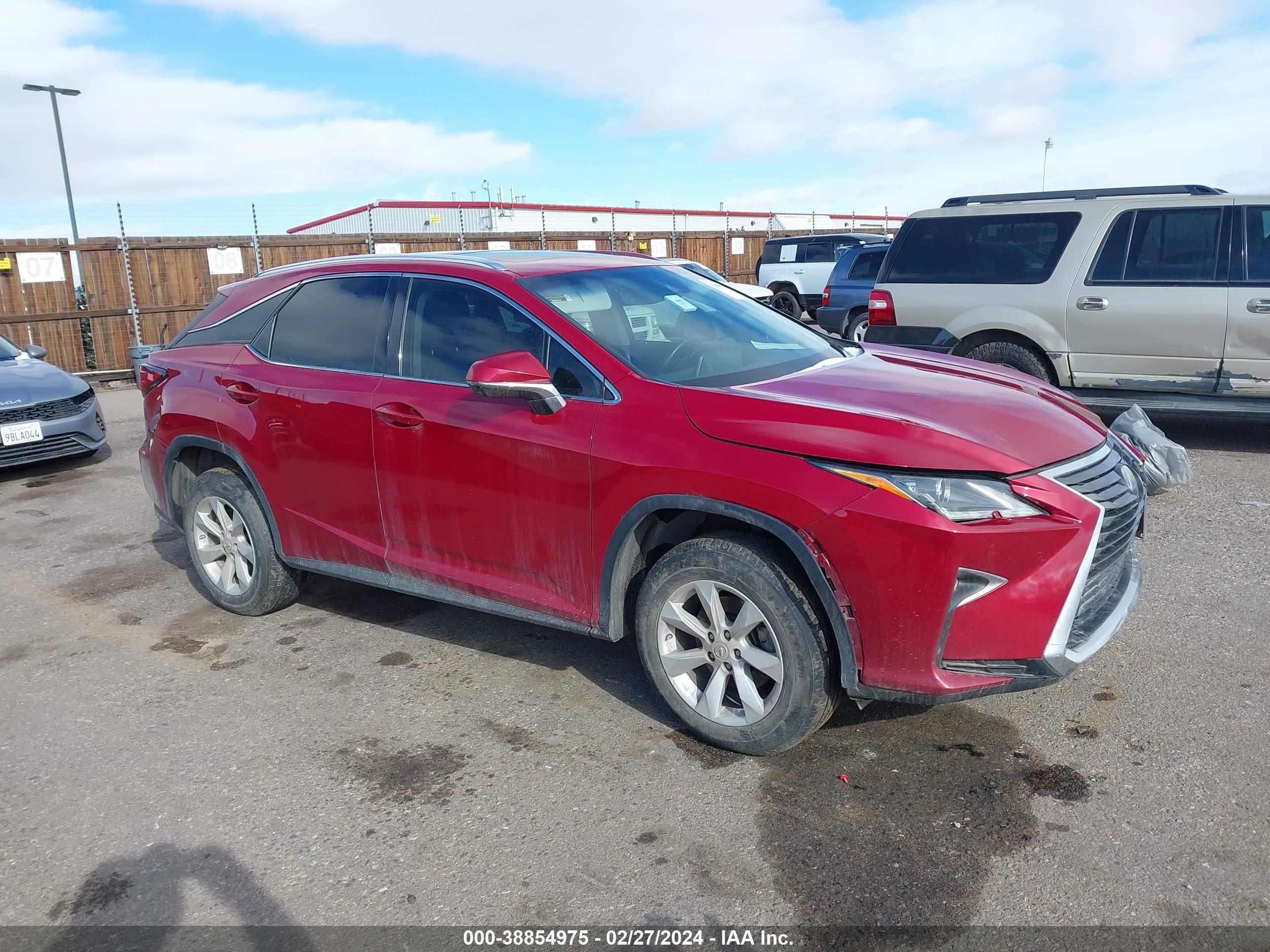 LEXUS RX 2017 2t2bzmca6hc102362