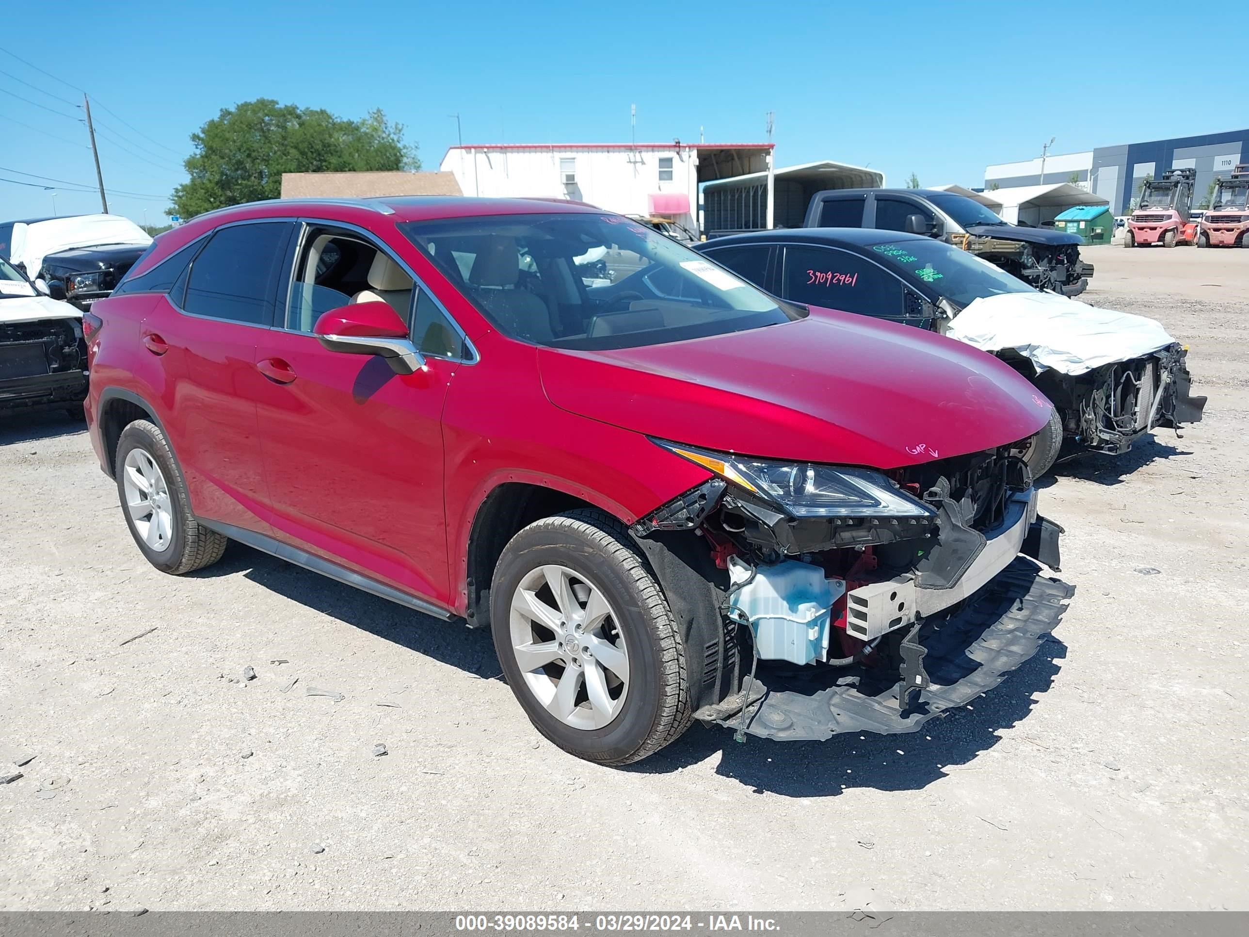 LEXUS RX 2017 2t2bzmcaxhc126941