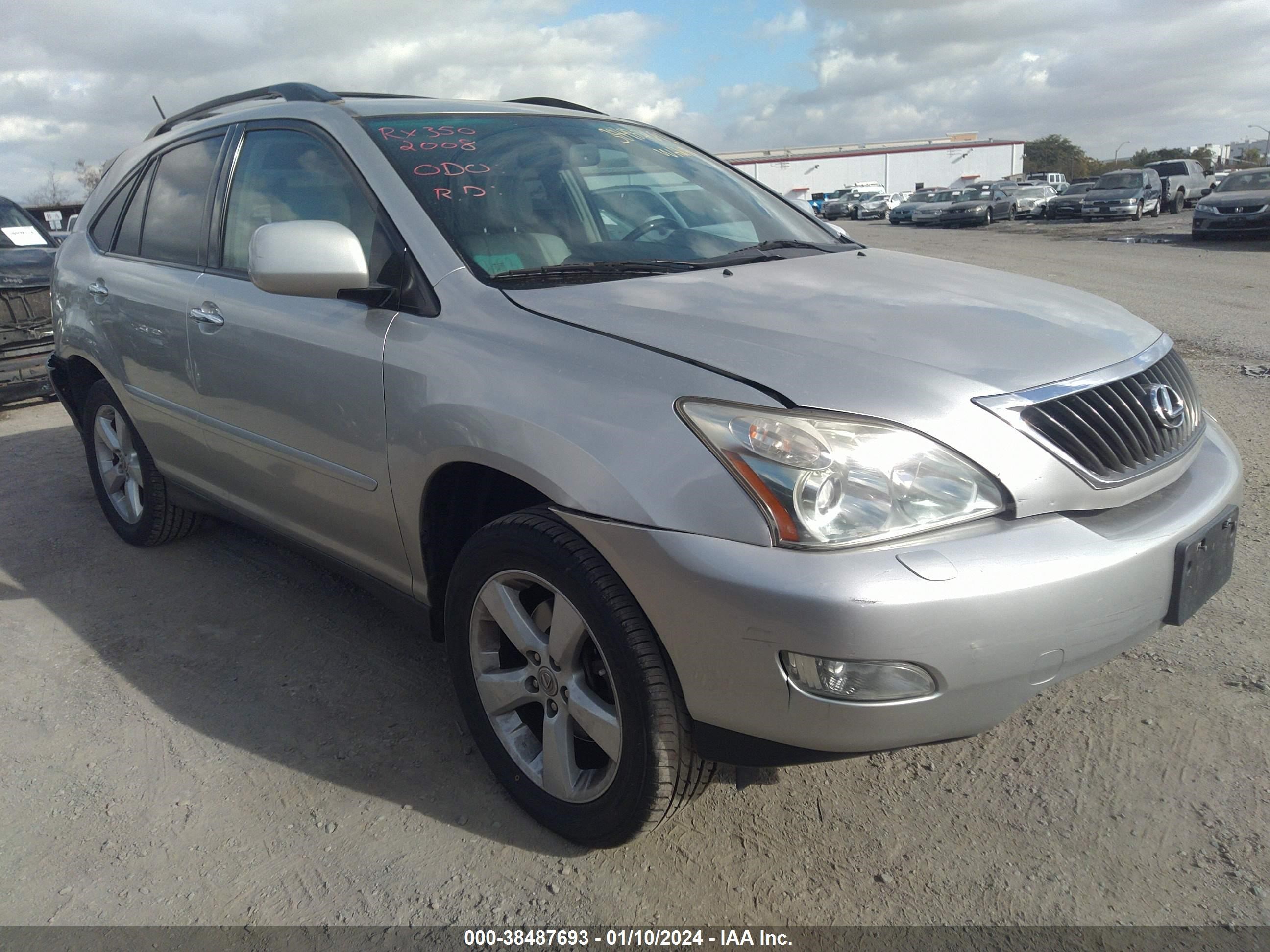 LEXUS RX 2008 2t2gk31u58c040633