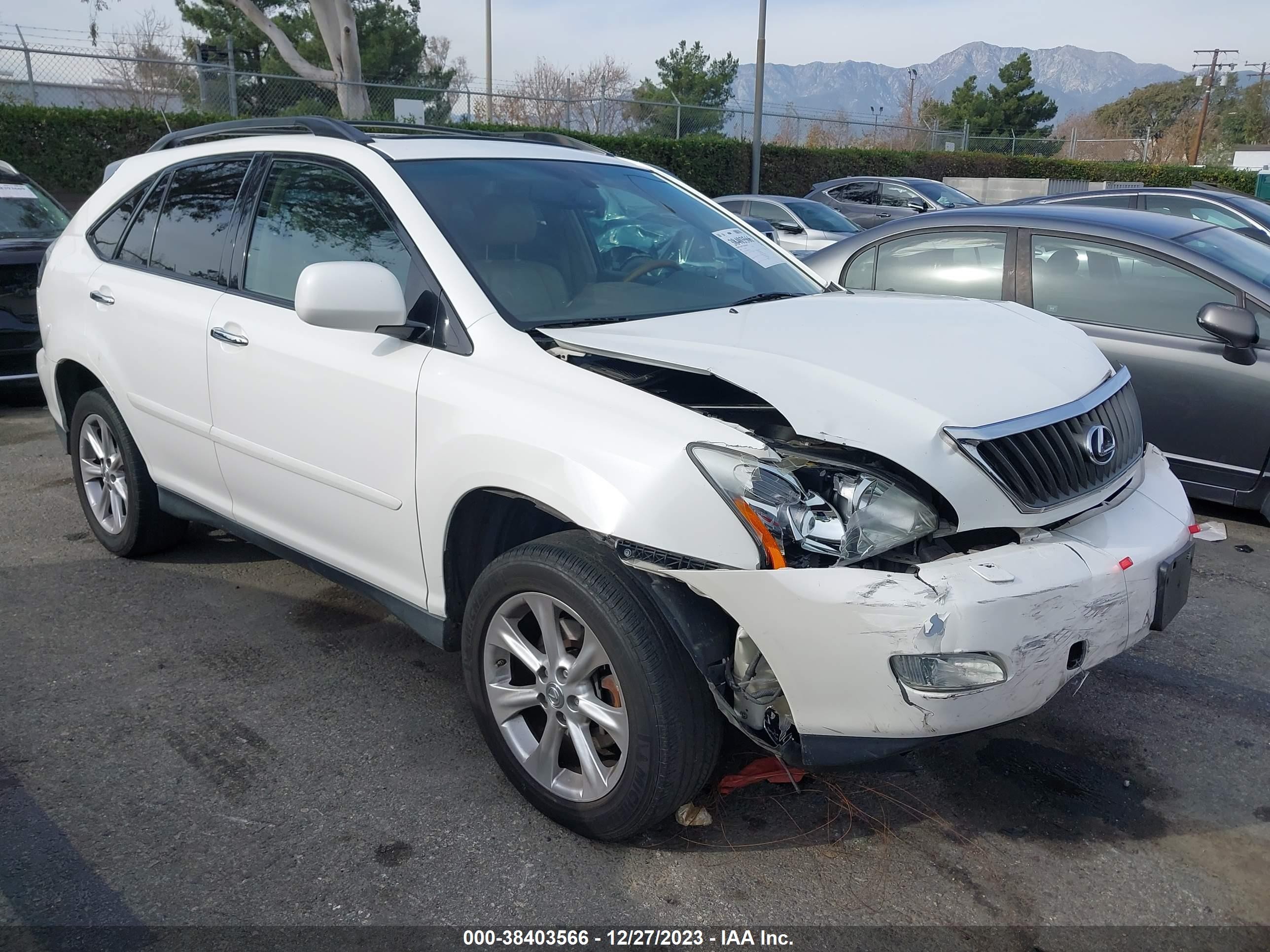 LEXUS RX 2008 2t2gk31u58c055827