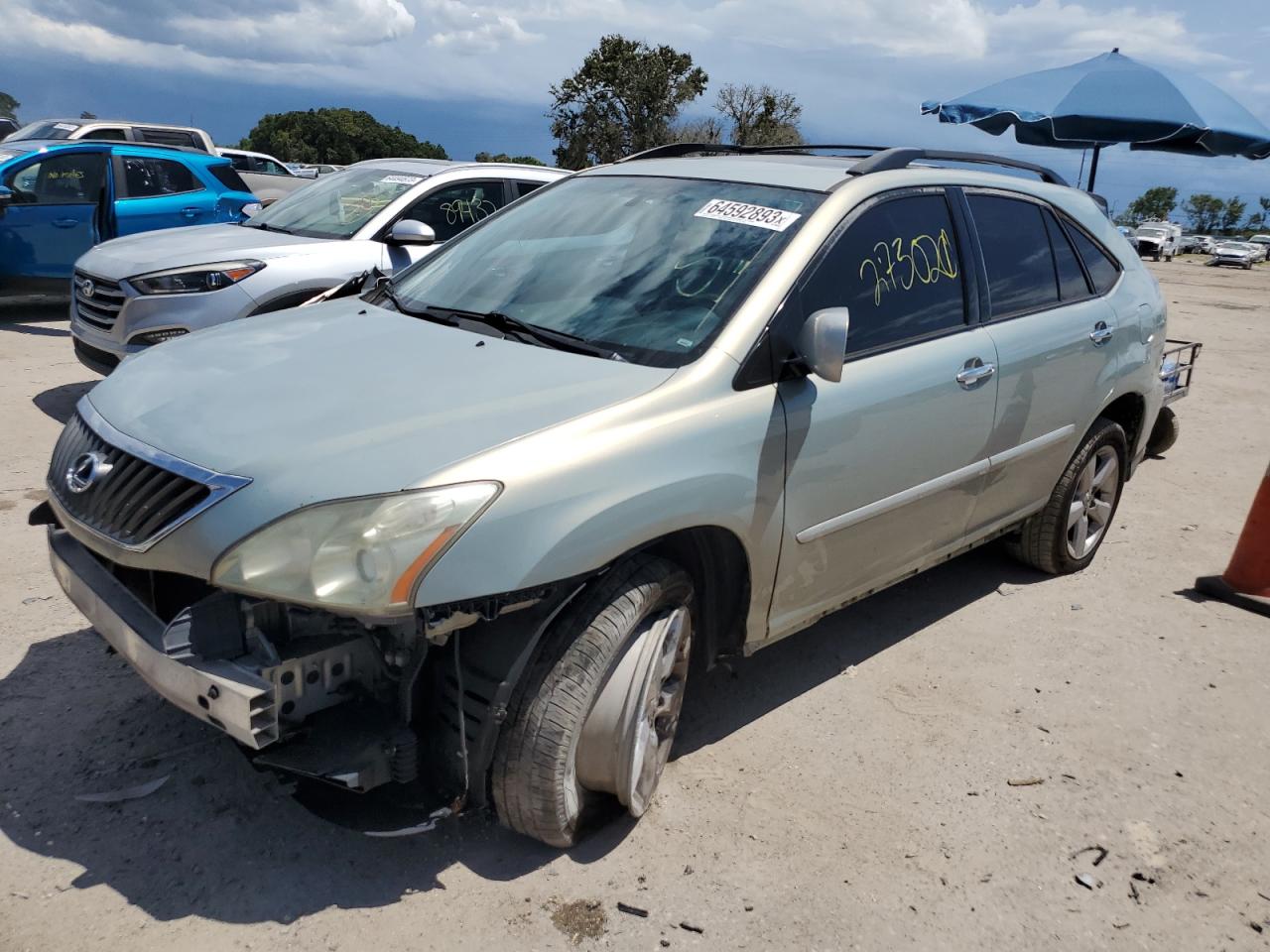 LEXUS RX 2008 2t2gk31u78c031478