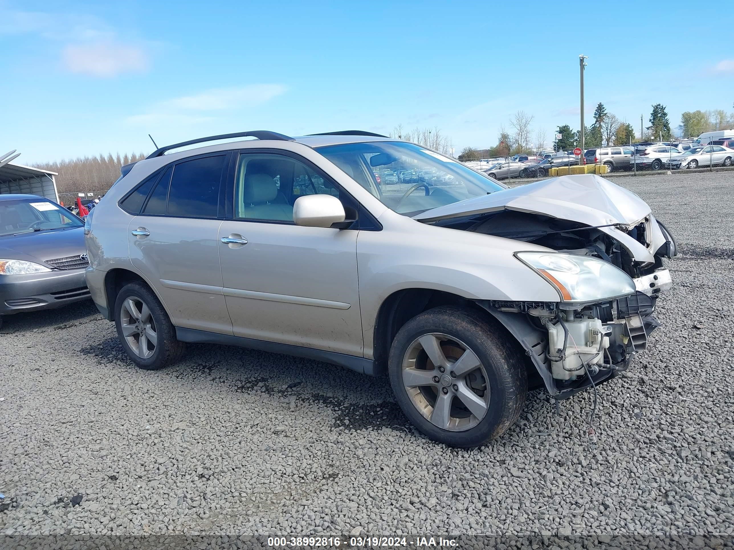 LEXUS RX 2008 2t2gk31ux8c027344