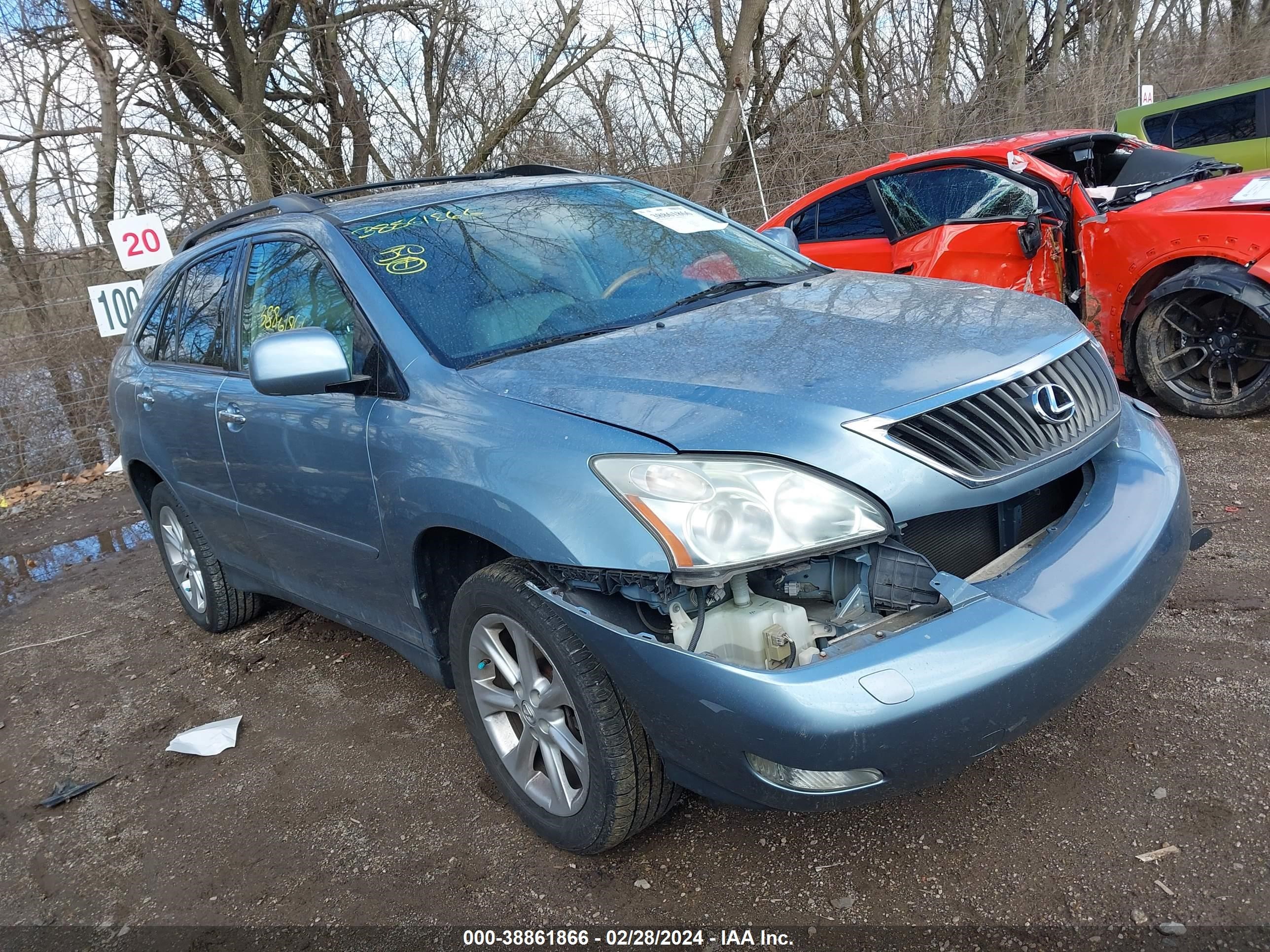 LEXUS RX 2008 2t2gk31ux8c041180