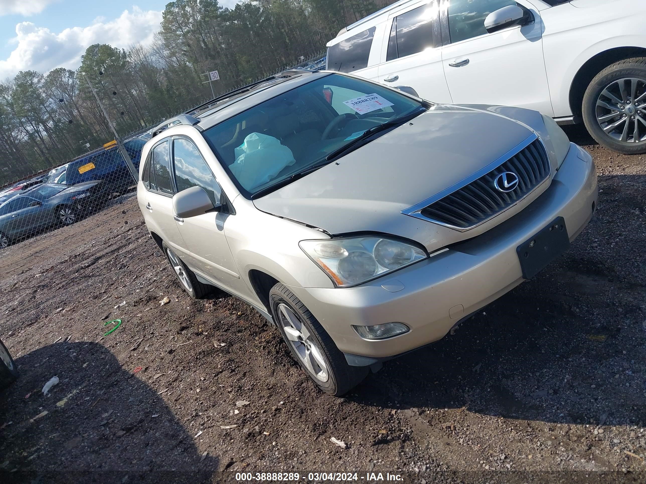 LEXUS RX 2008 2t2gk31ux8c044564