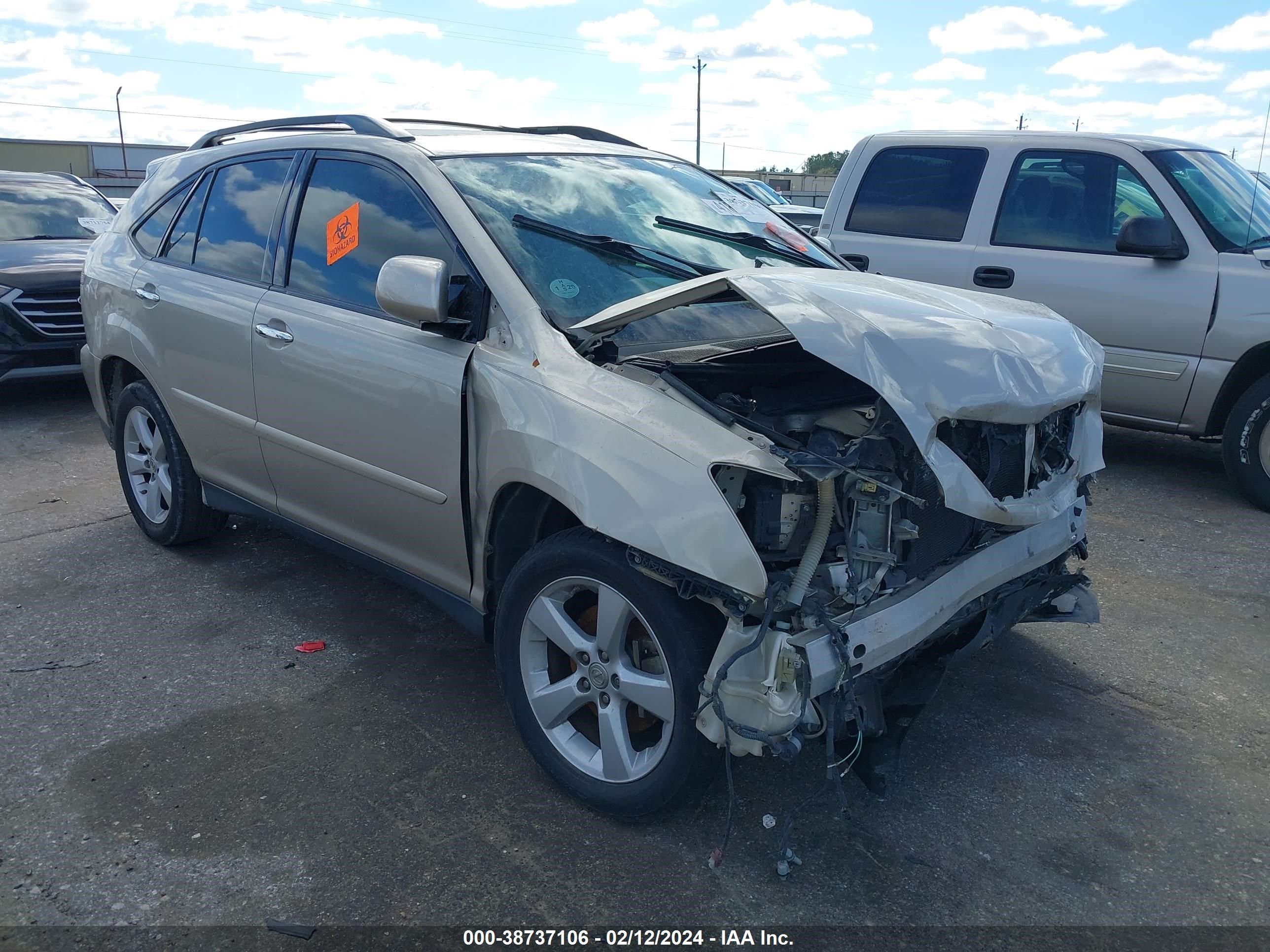 LEXUS RX 2008 2t2gk31ux8c047528