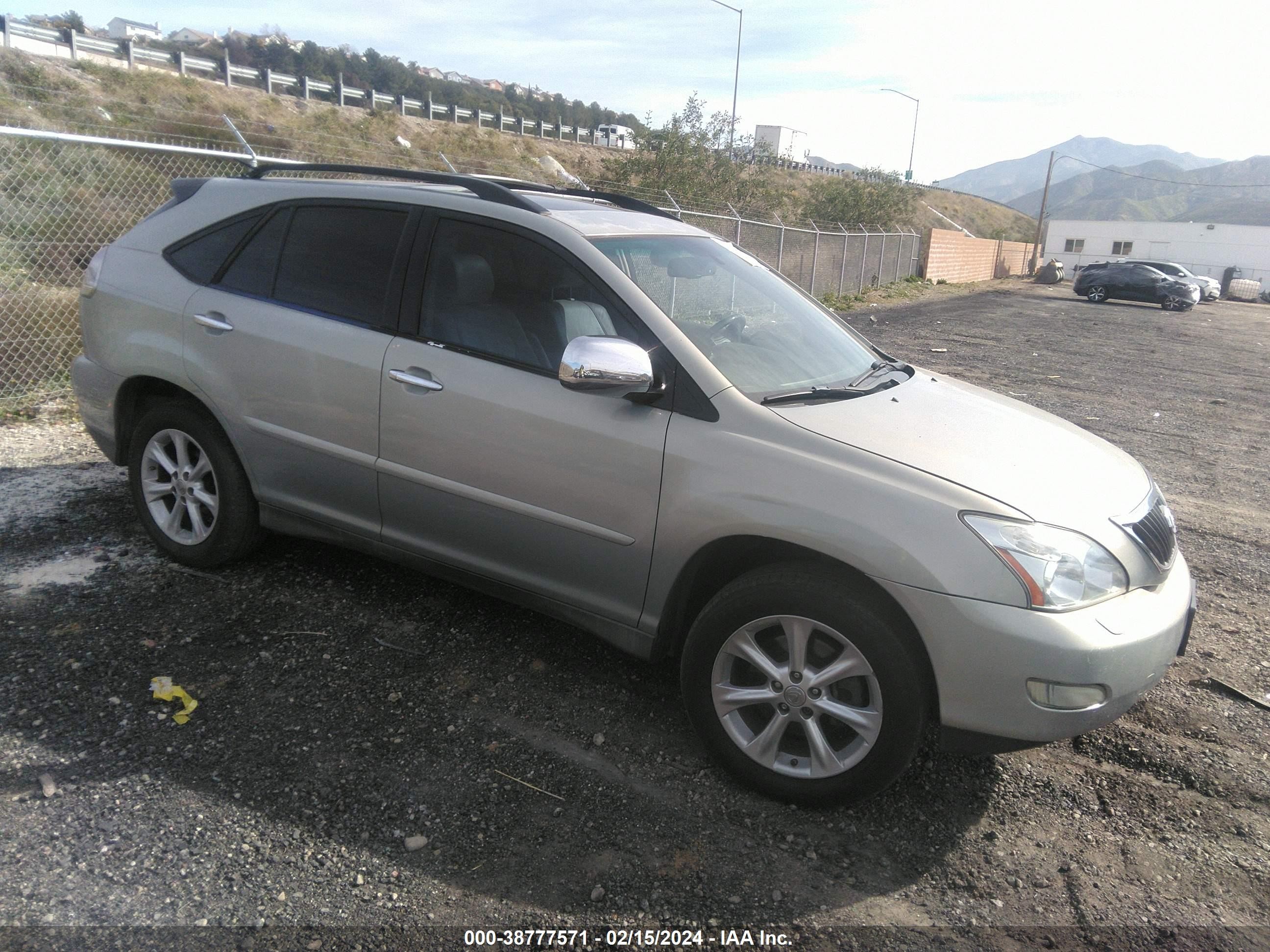 LEXUS RX 2008 2t2gk31ux8c051000