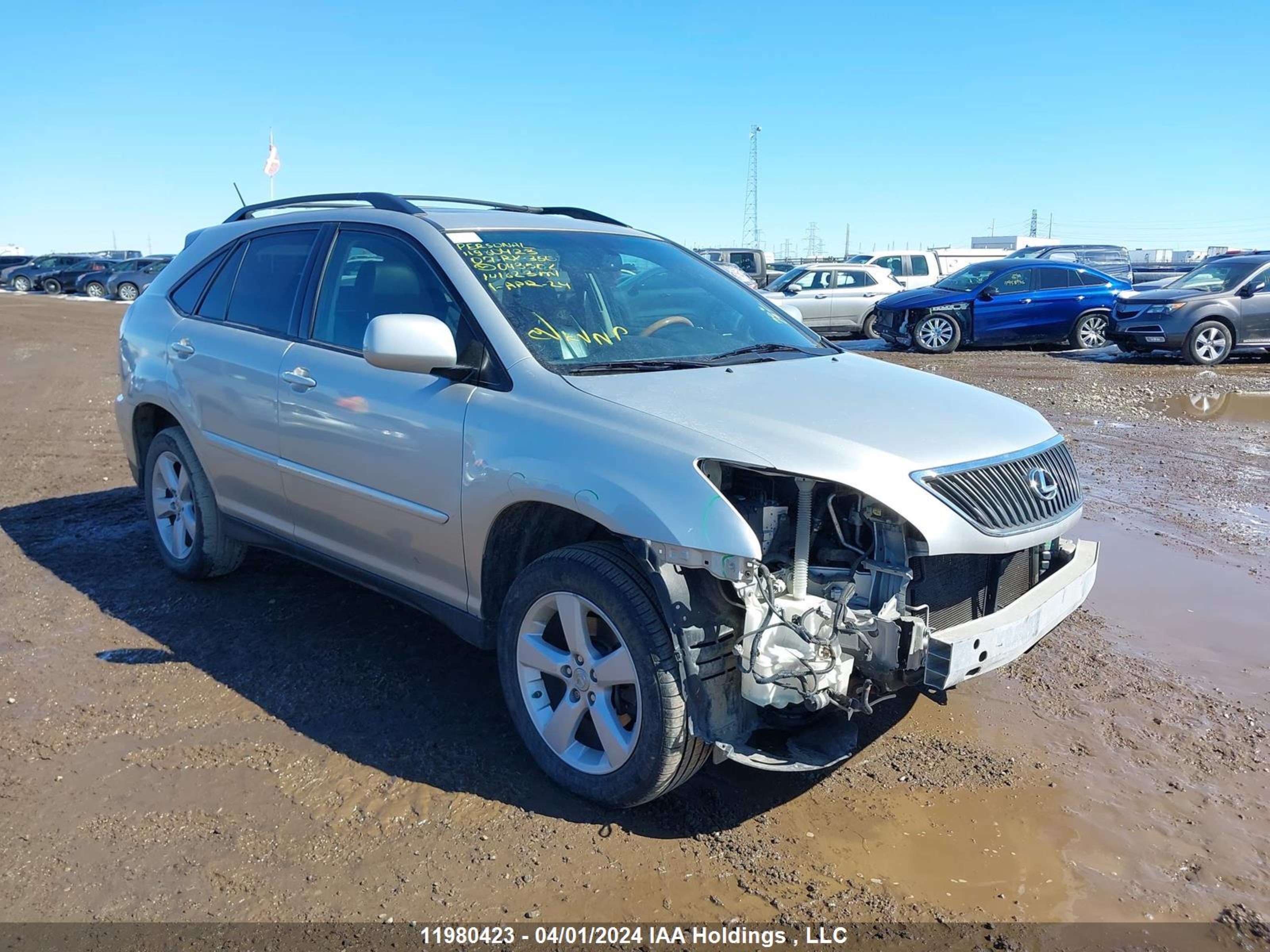 LEXUS RX 2007 2t2hk31u17c043502