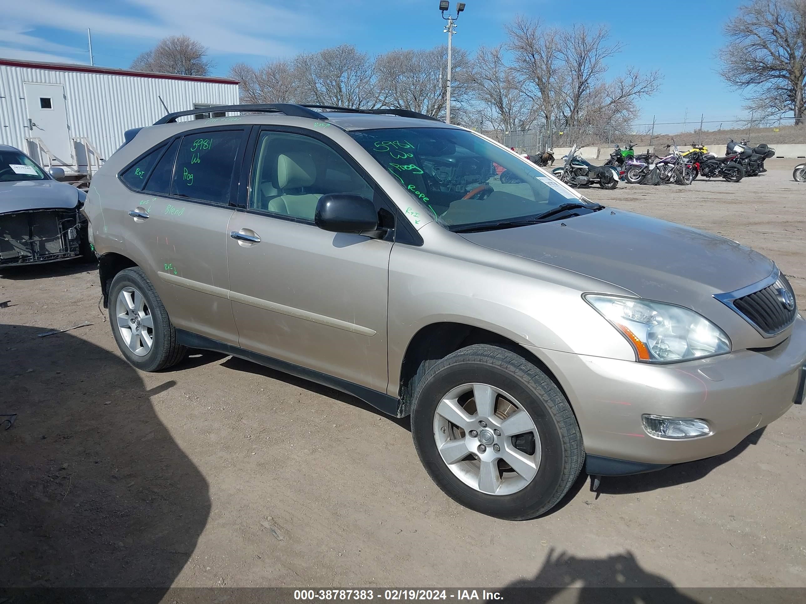 LEXUS RX 2008 2t2hk31u48c071604