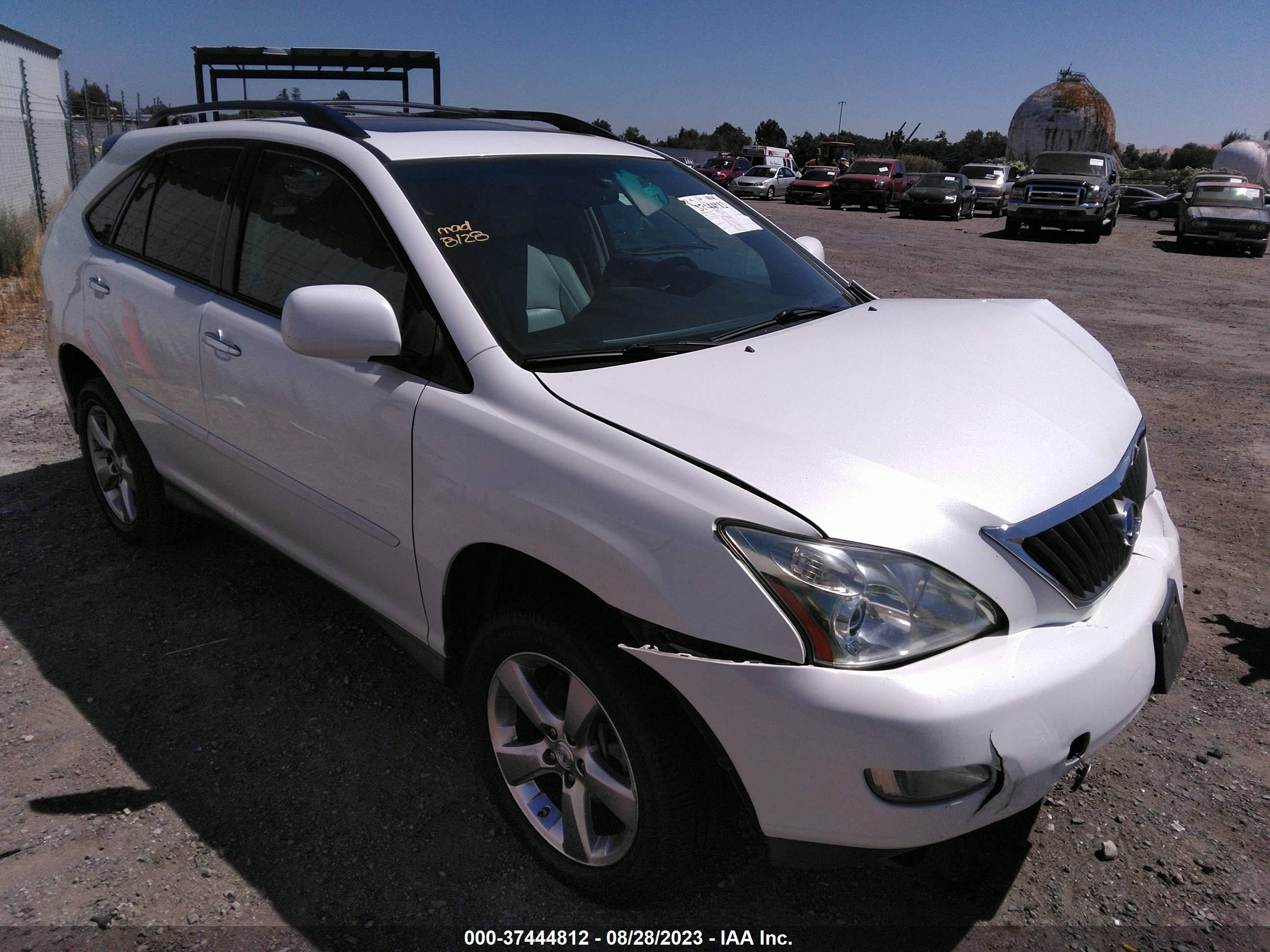 LEXUS RX 2008 2t2hk31u78c054053