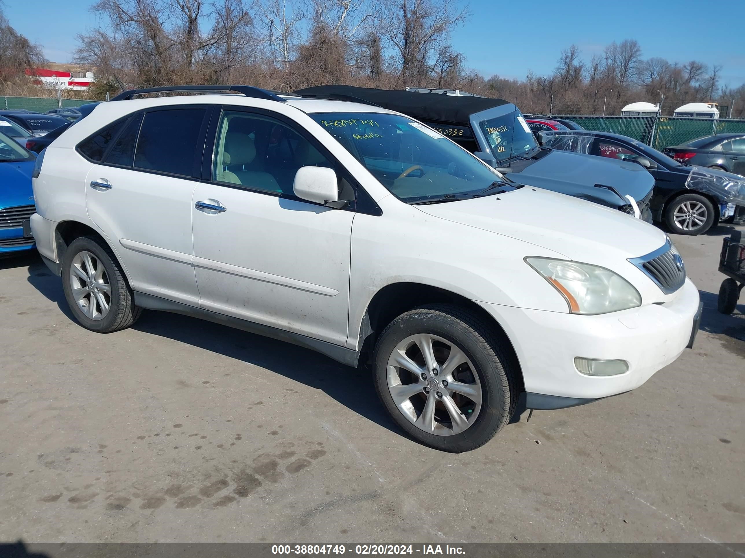 LEXUS RX 2008 2t2hk31ux8c080274