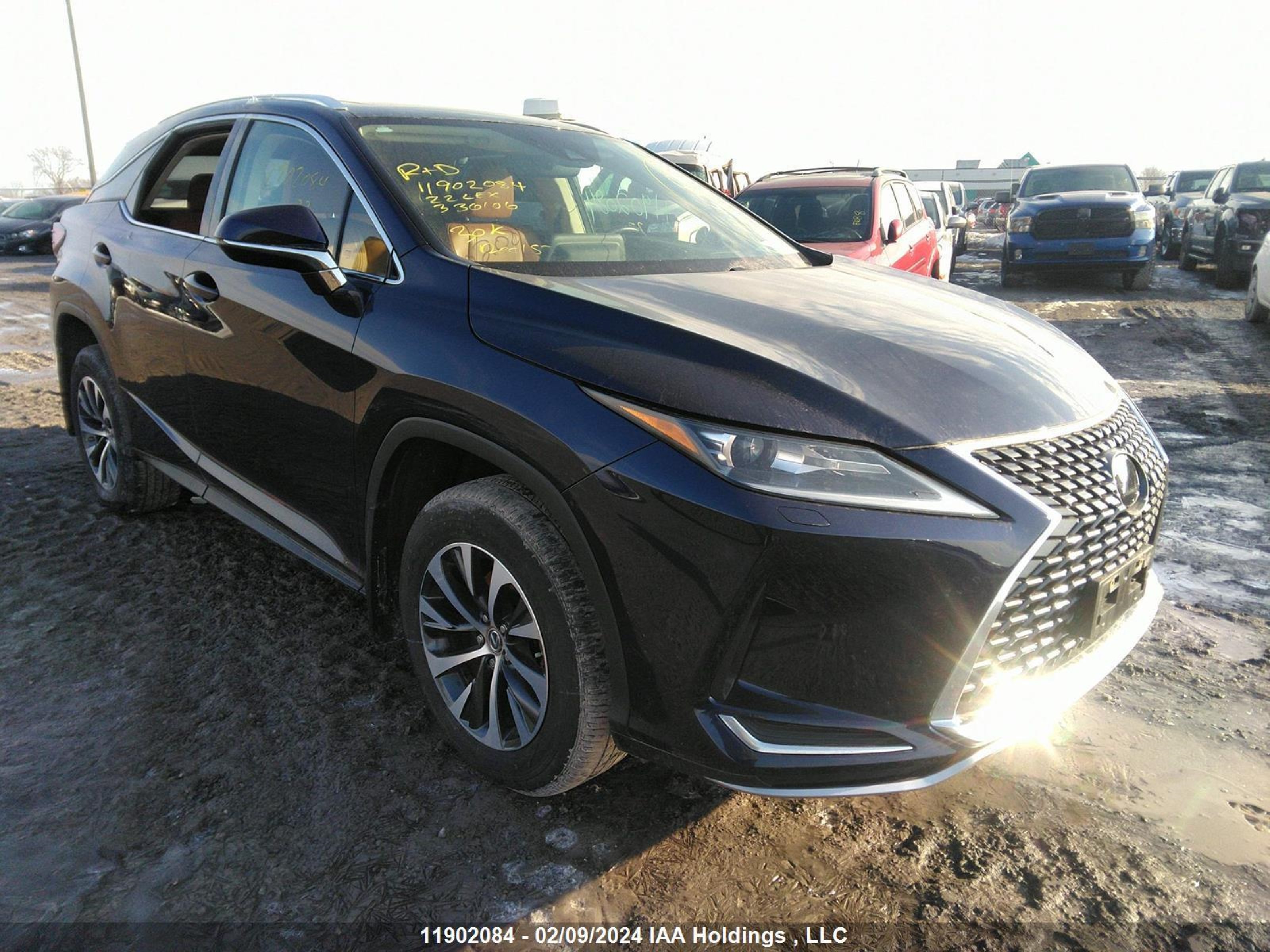 LEXUS RX 2022 2t2hzmda1nc336106