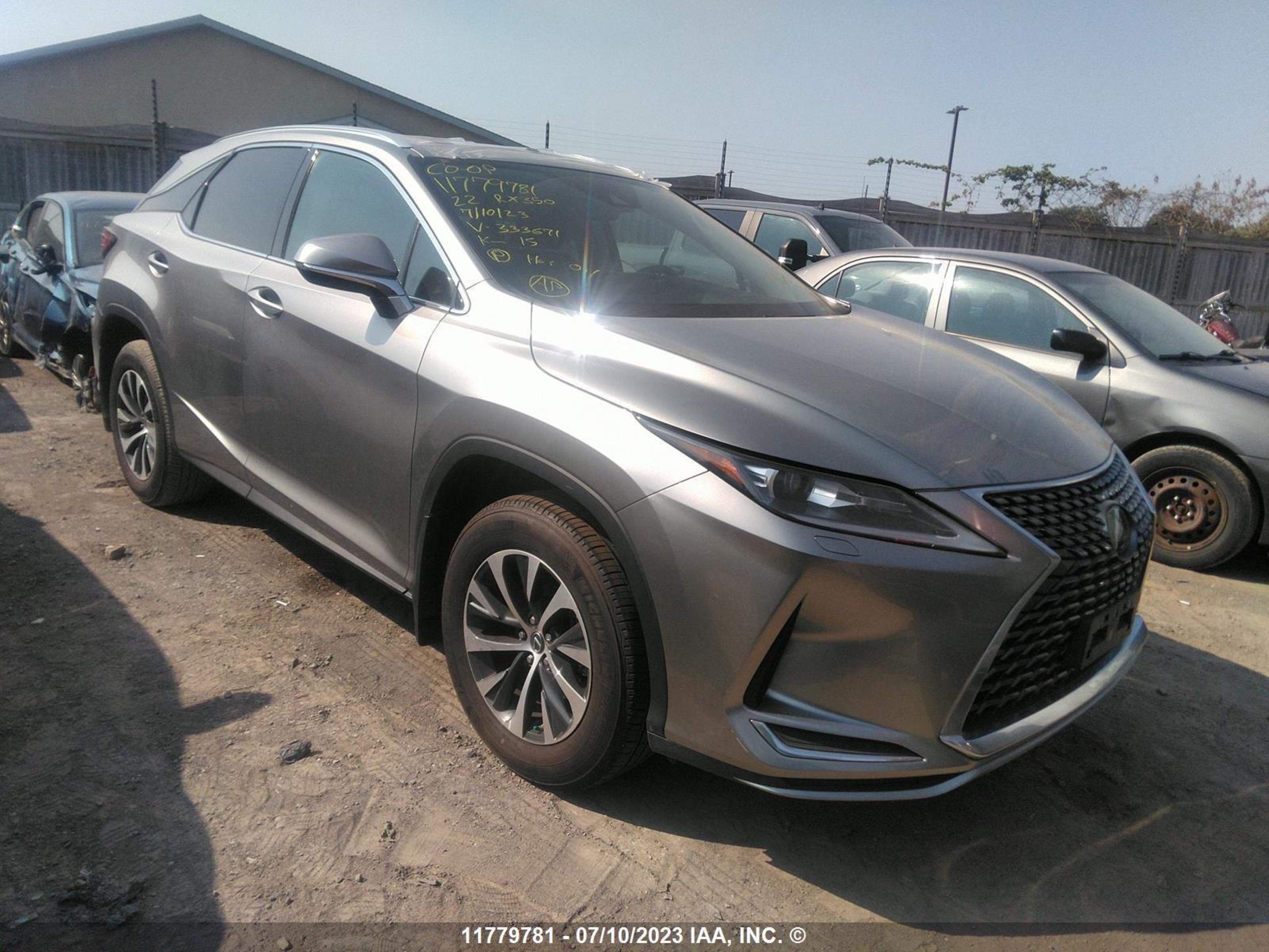 LEXUS RX 2022 2t2hzmda6nc333671