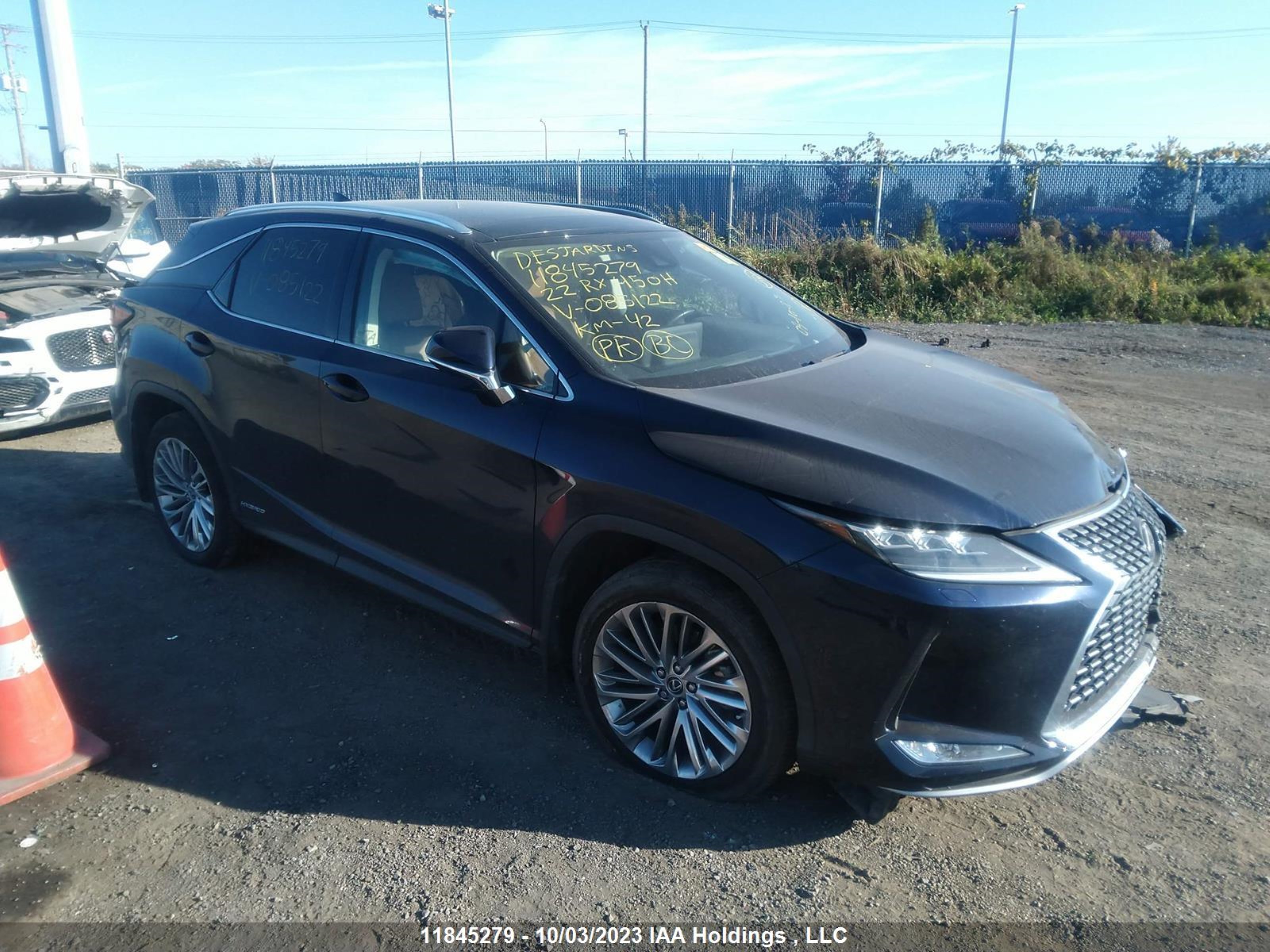 LEXUS RX 2022 2t2jgmda4nc085122