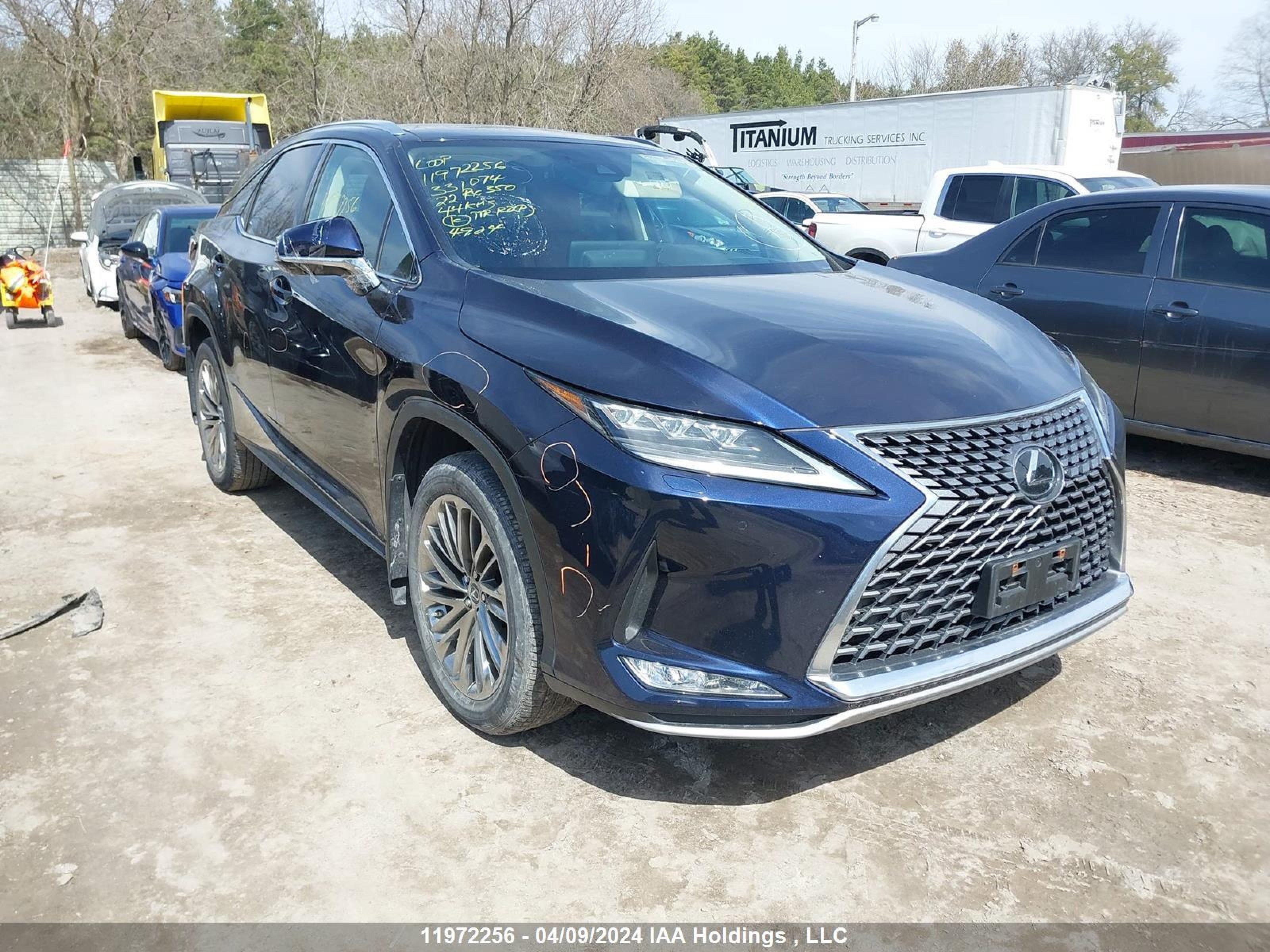 LEXUS RX 2022 2t2jzmda9nc331074