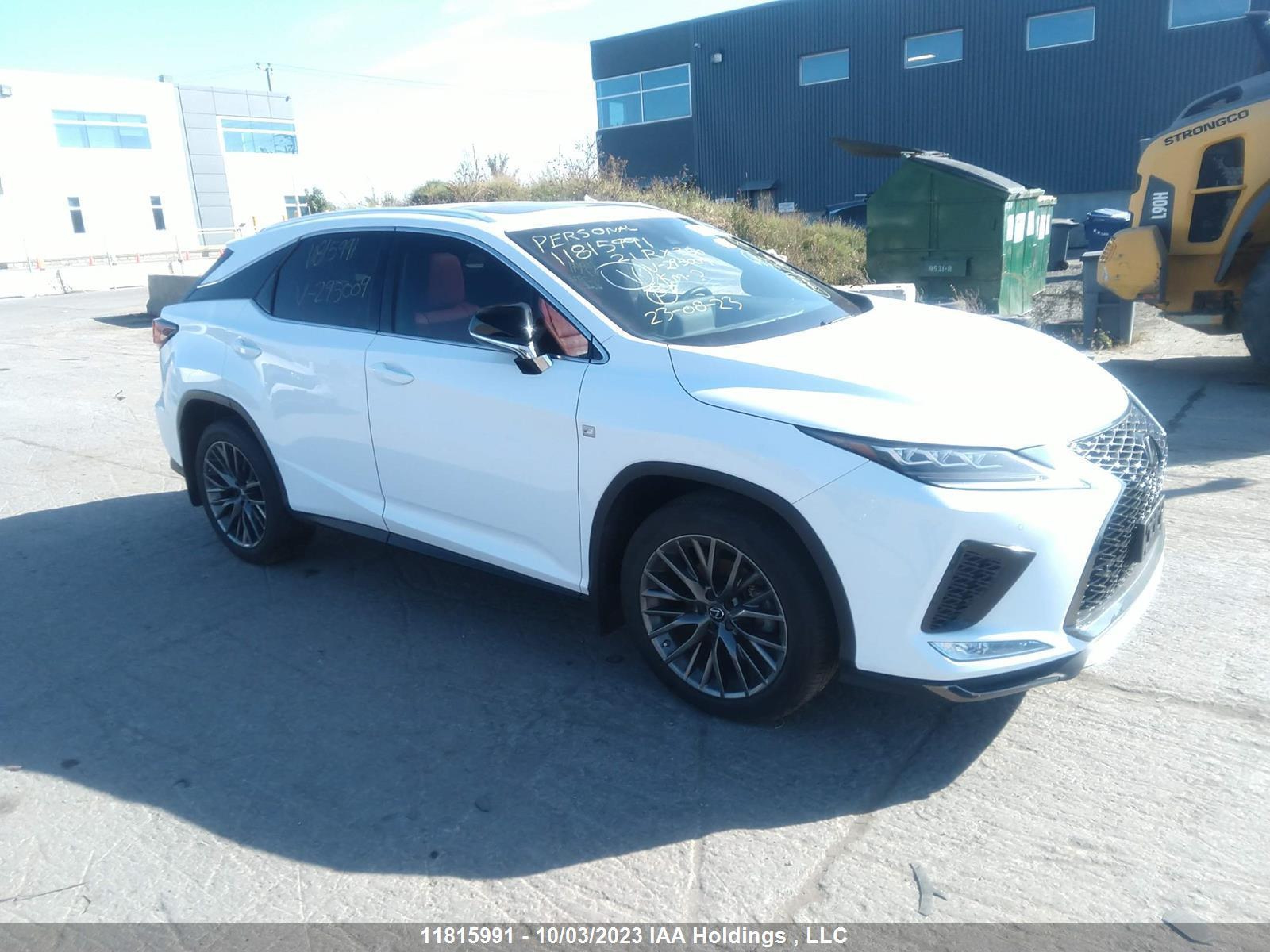 LEXUS RX 2021 2t2yzmda7mc295009