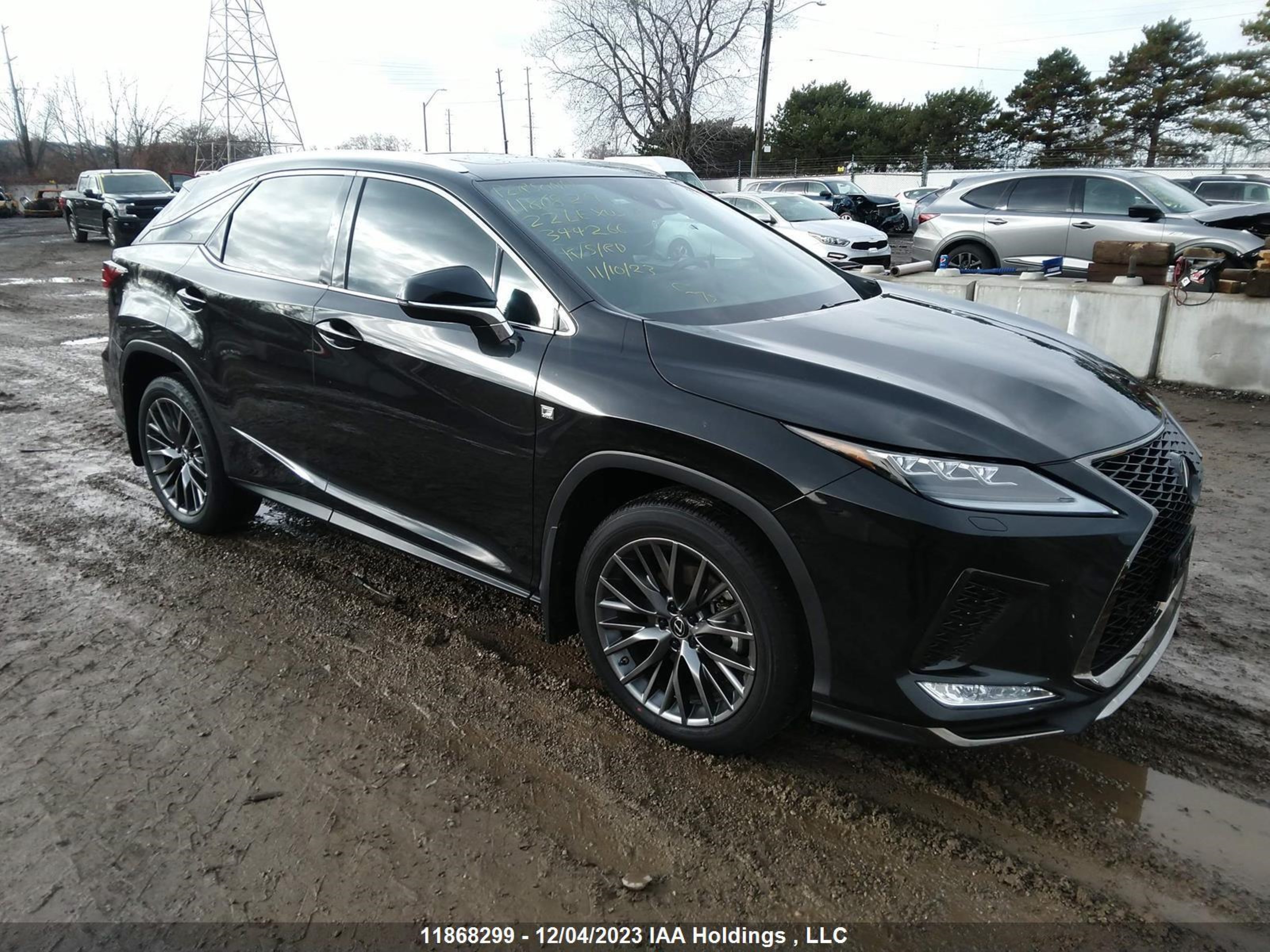 LEXUS RX 2022 2t2yzmda8nc344266