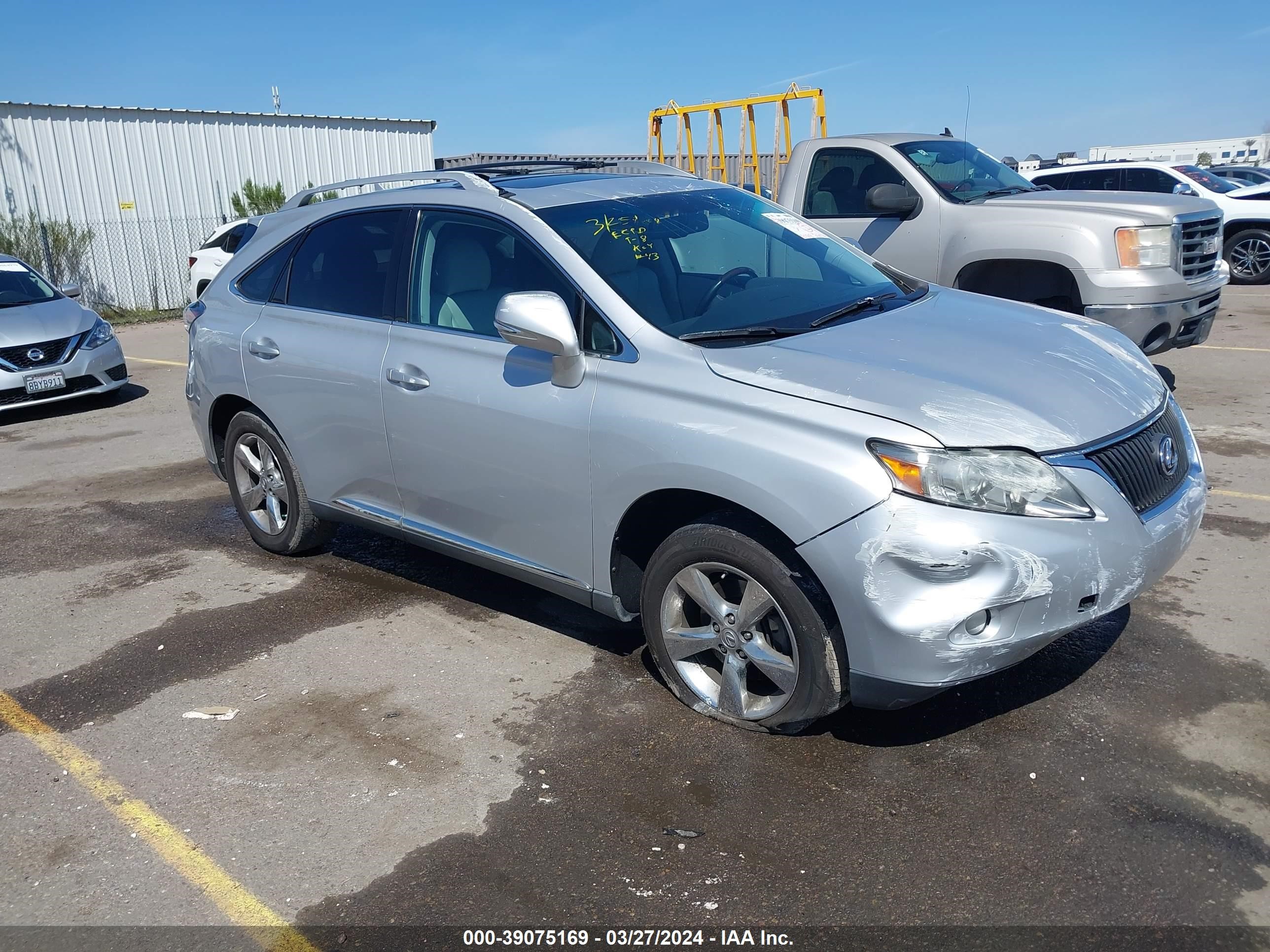 LEXUS RX 2011 2t2zk1ba2bc057740