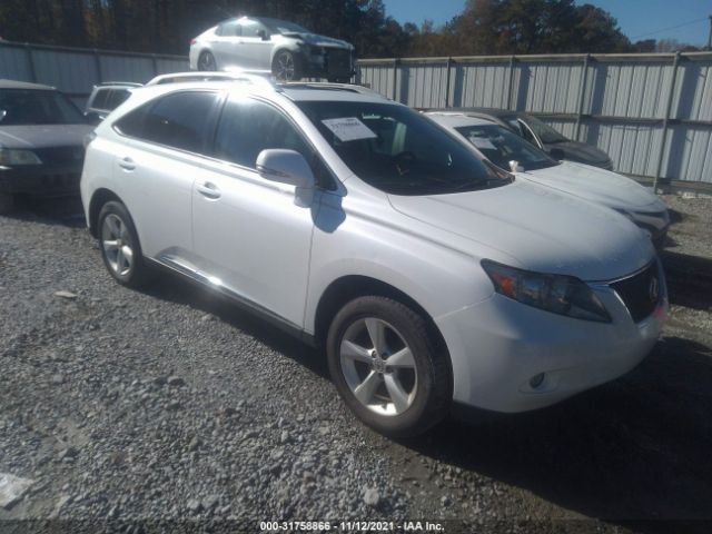 LEXUS RX 350 2010 2t2zk1ba3ac014488