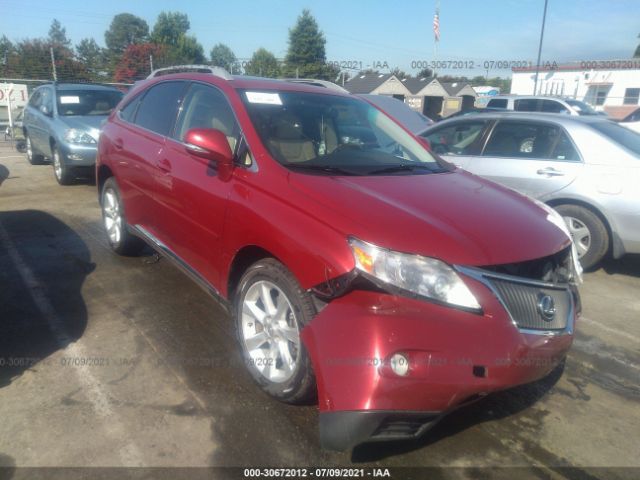 LEXUS RX 350 2010 2t2zk1ba4ac025001