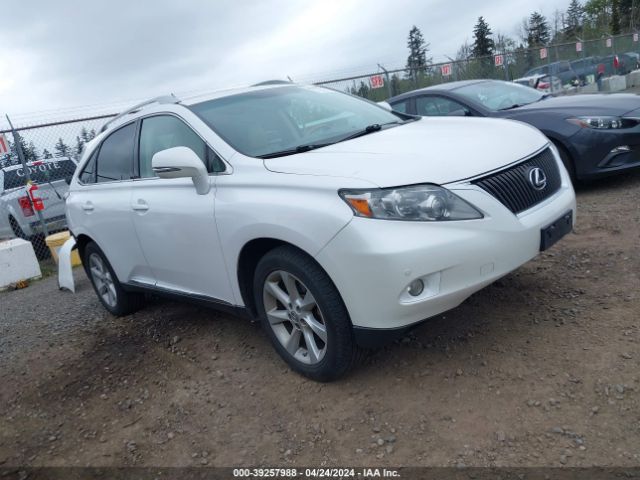 LEXUS RX 350 2010 2t2zk1ba7ac032167