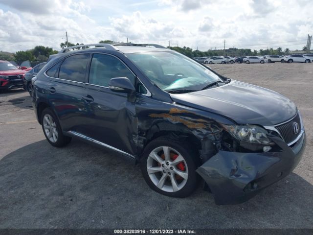 LEXUS RX 350 2010 2t2zk1ba8ac003597