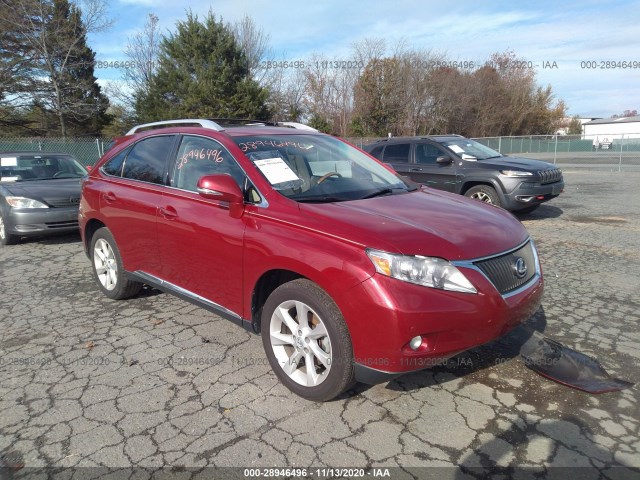 LEXUS RX 350 2012 2t2zk1ba9cc080045