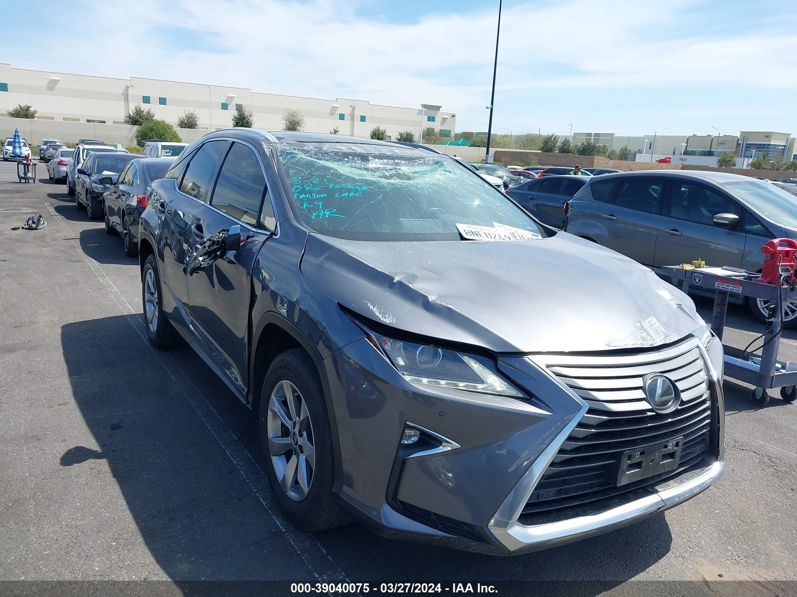 LEXUS RX 2019 2t2zzmca2kc147336