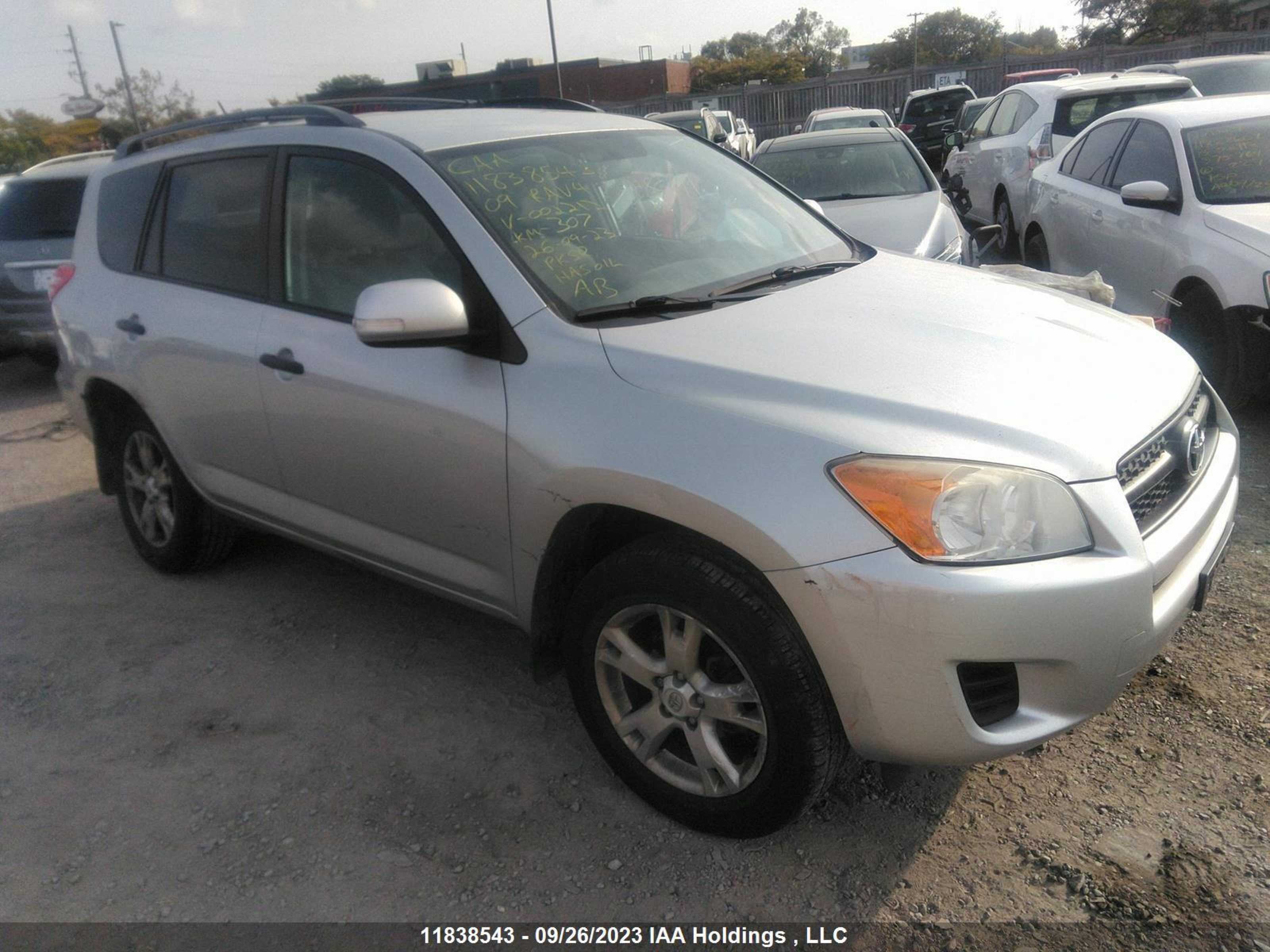 TOYOTA RAV 4 2009 2t3bf33v09w002212