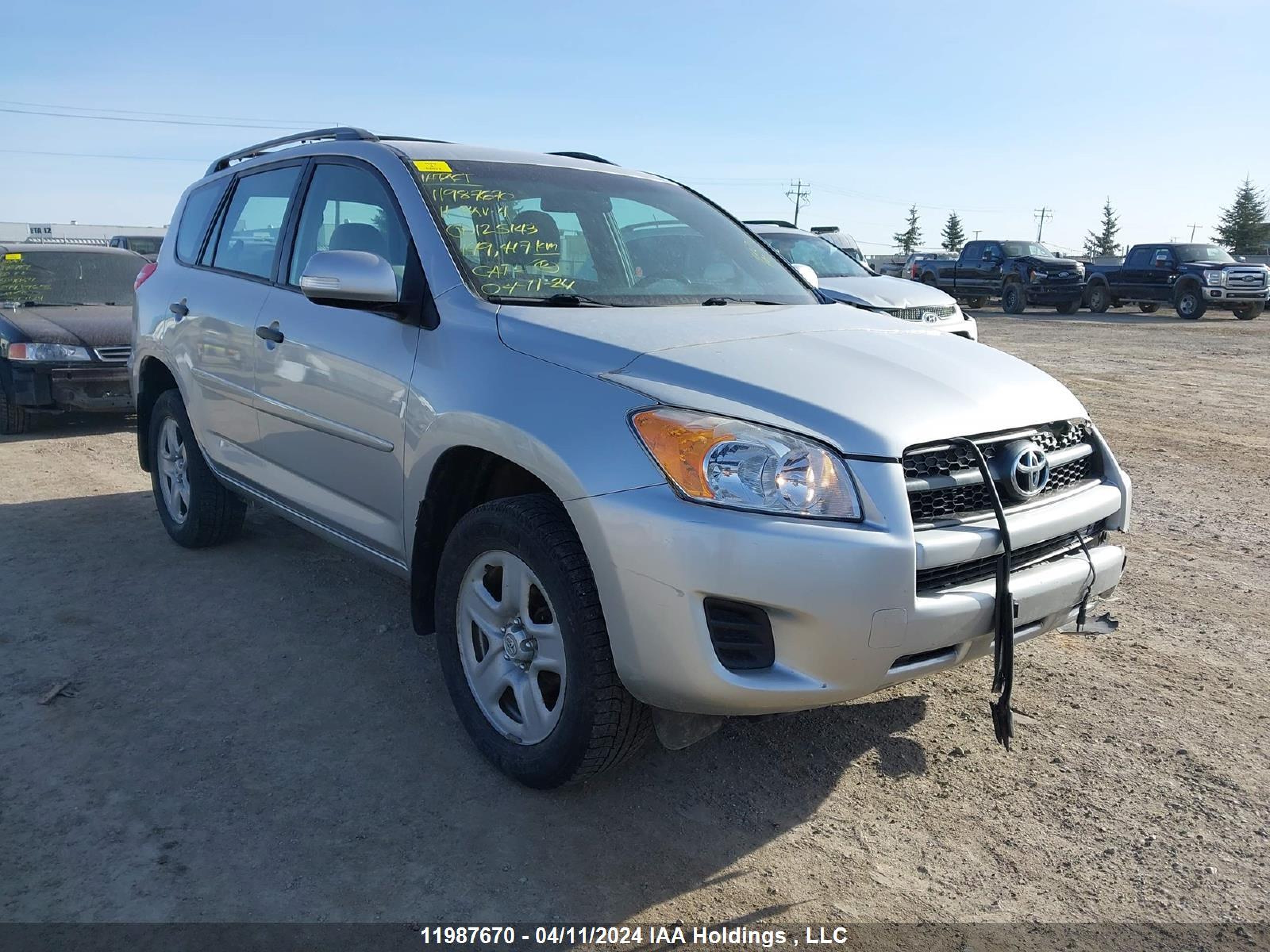 TOYOTA RAV 4 2011 2t3bf4dv5bw125143