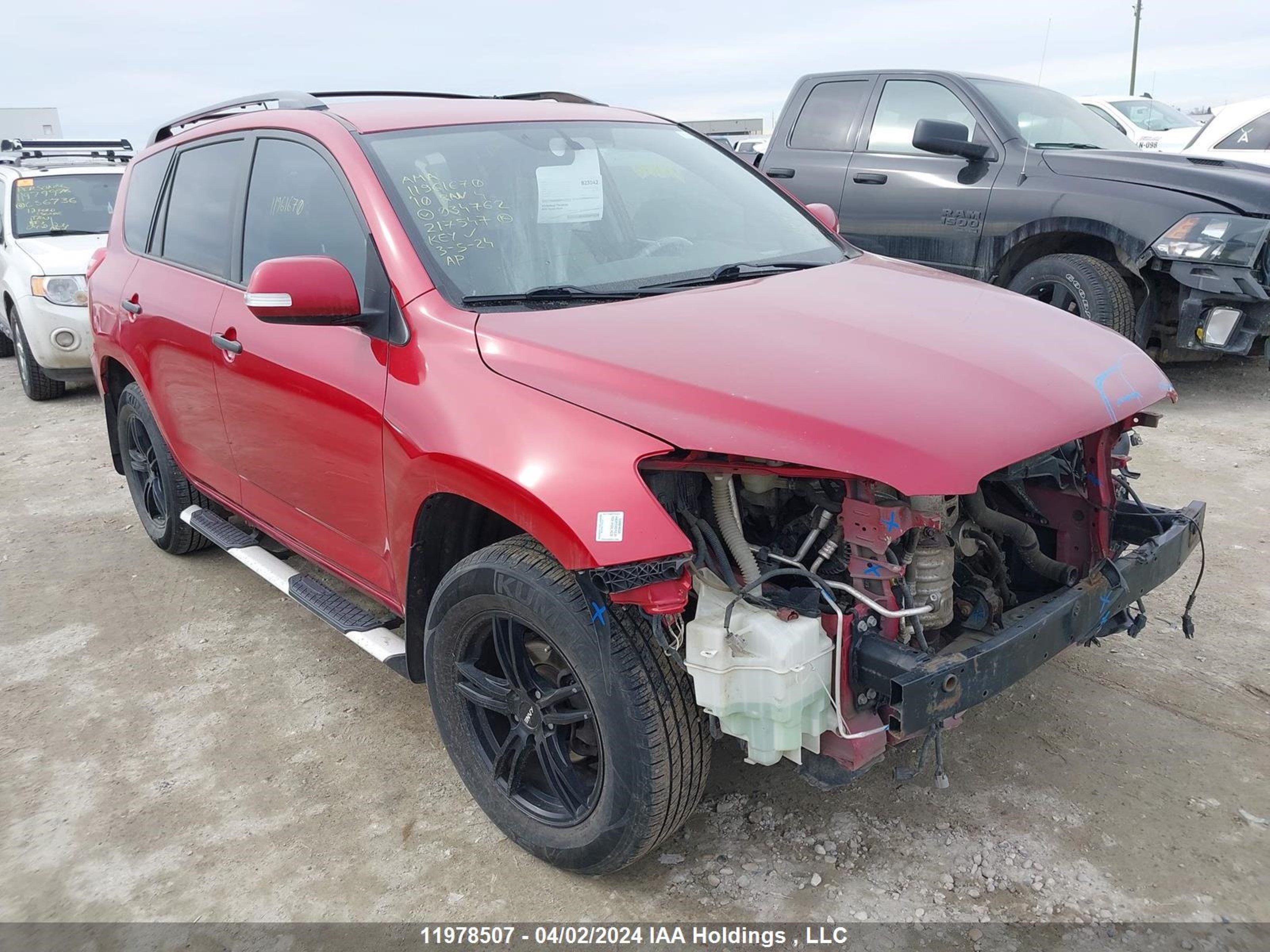 TOYOTA RAV 4 2010 2t3bf4dv7aw034762