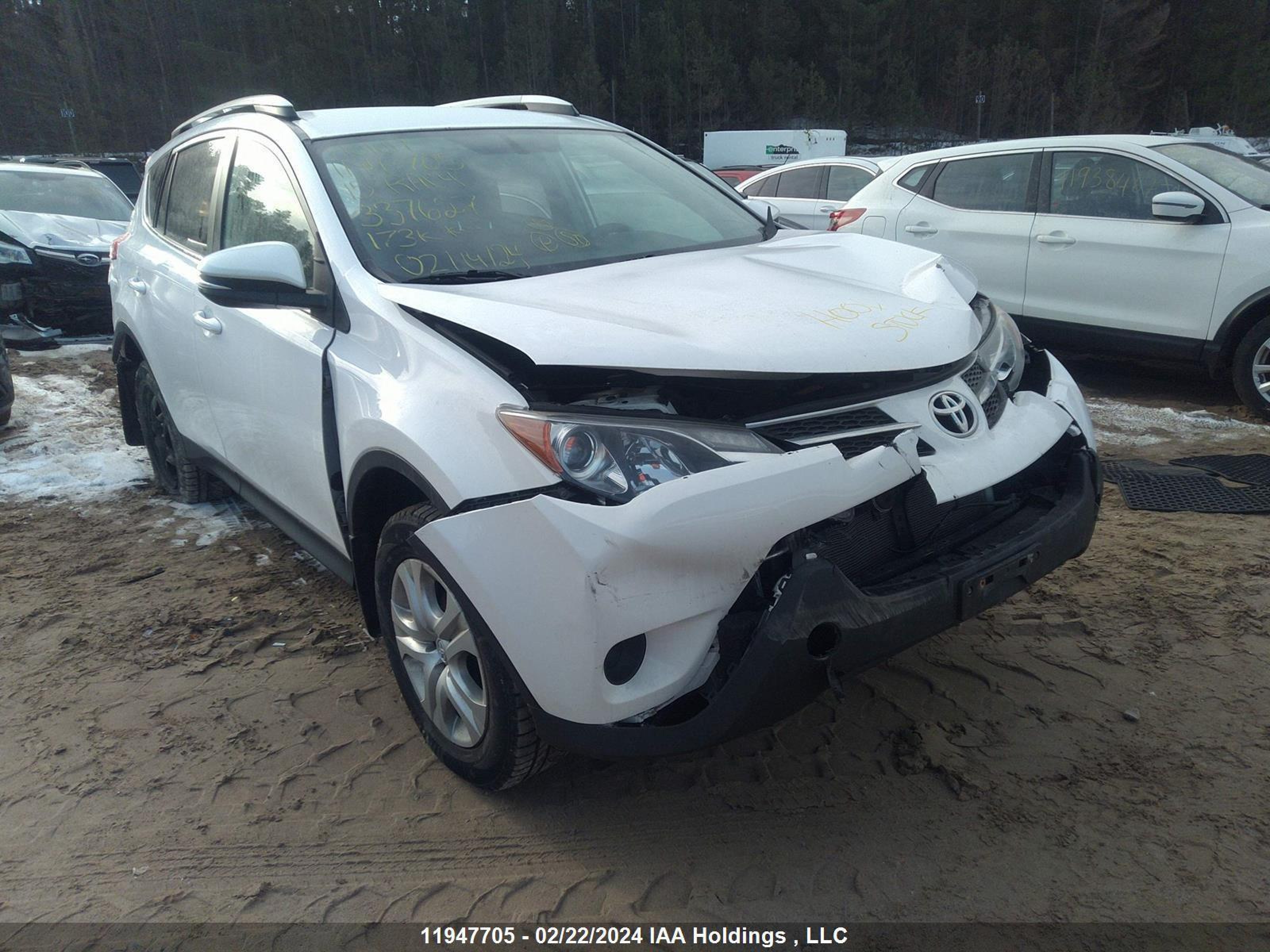 TOYOTA RAV 4 2015 2t3bfrev0fw337627