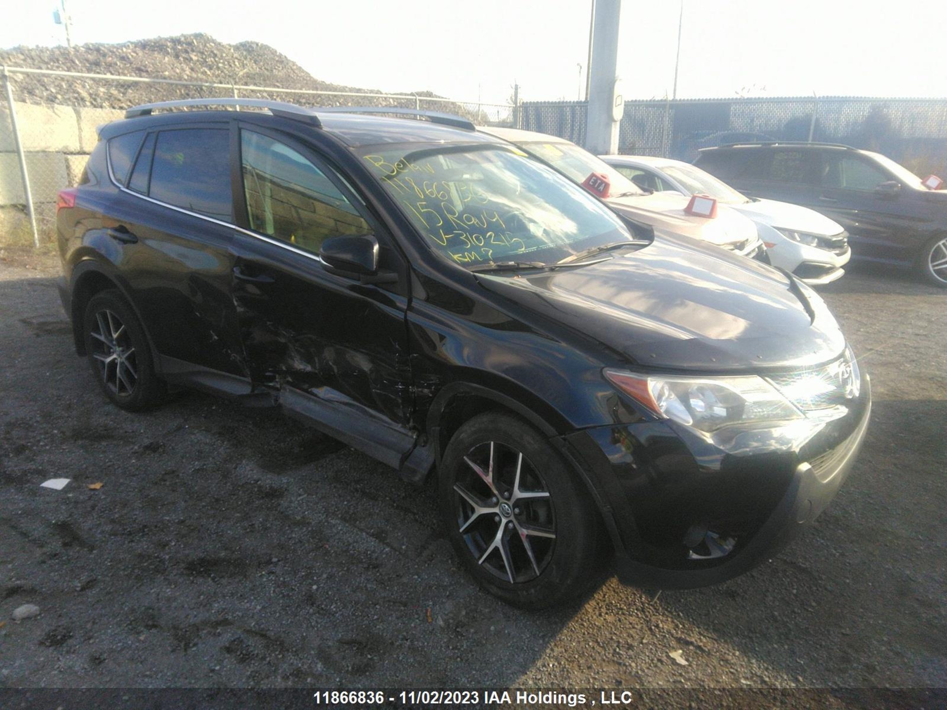 TOYOTA RAV 4 2015 2t3bfrev7fw310215