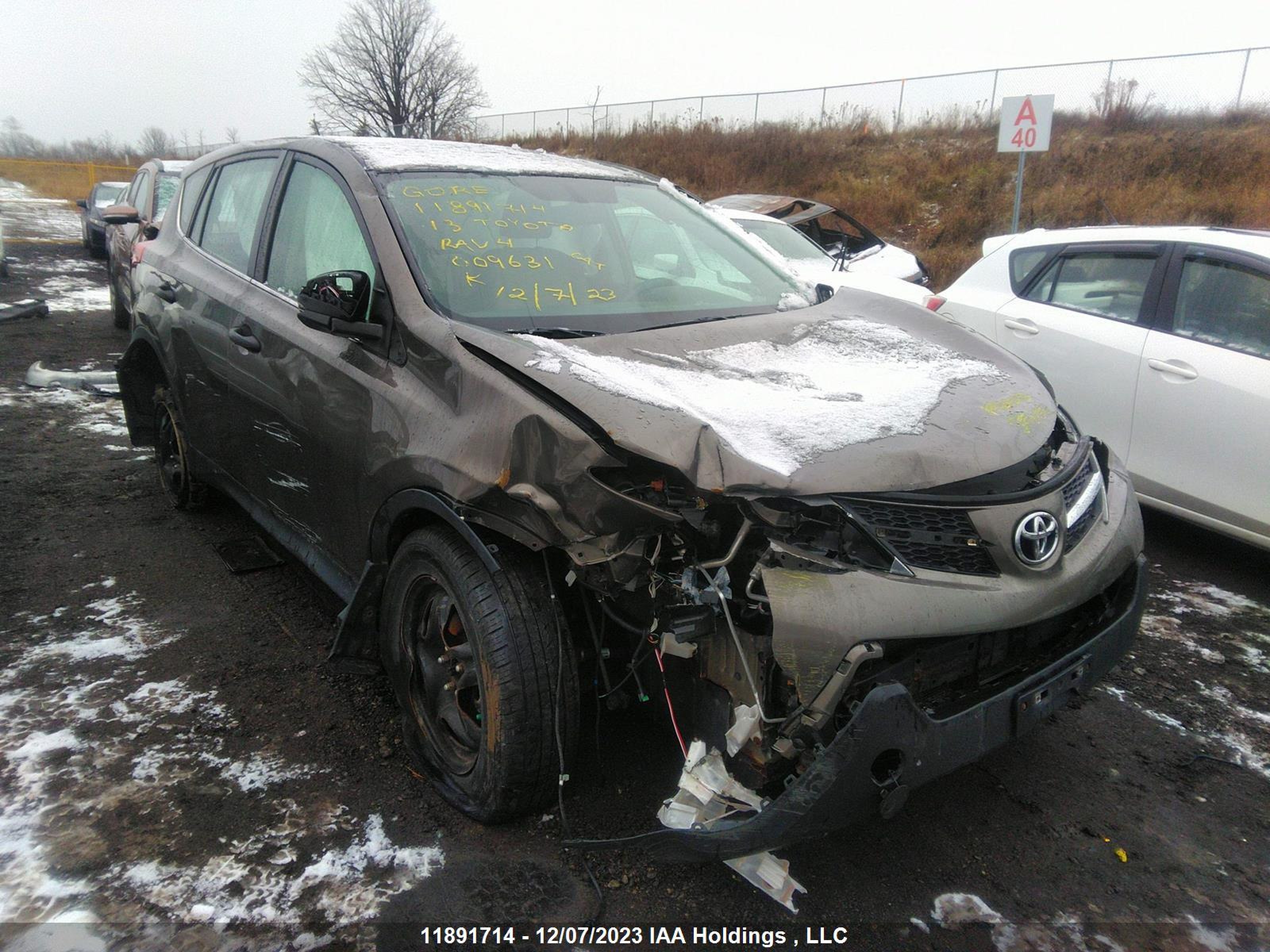 TOYOTA RAV 4 2013 2t3bfrevxdw009631