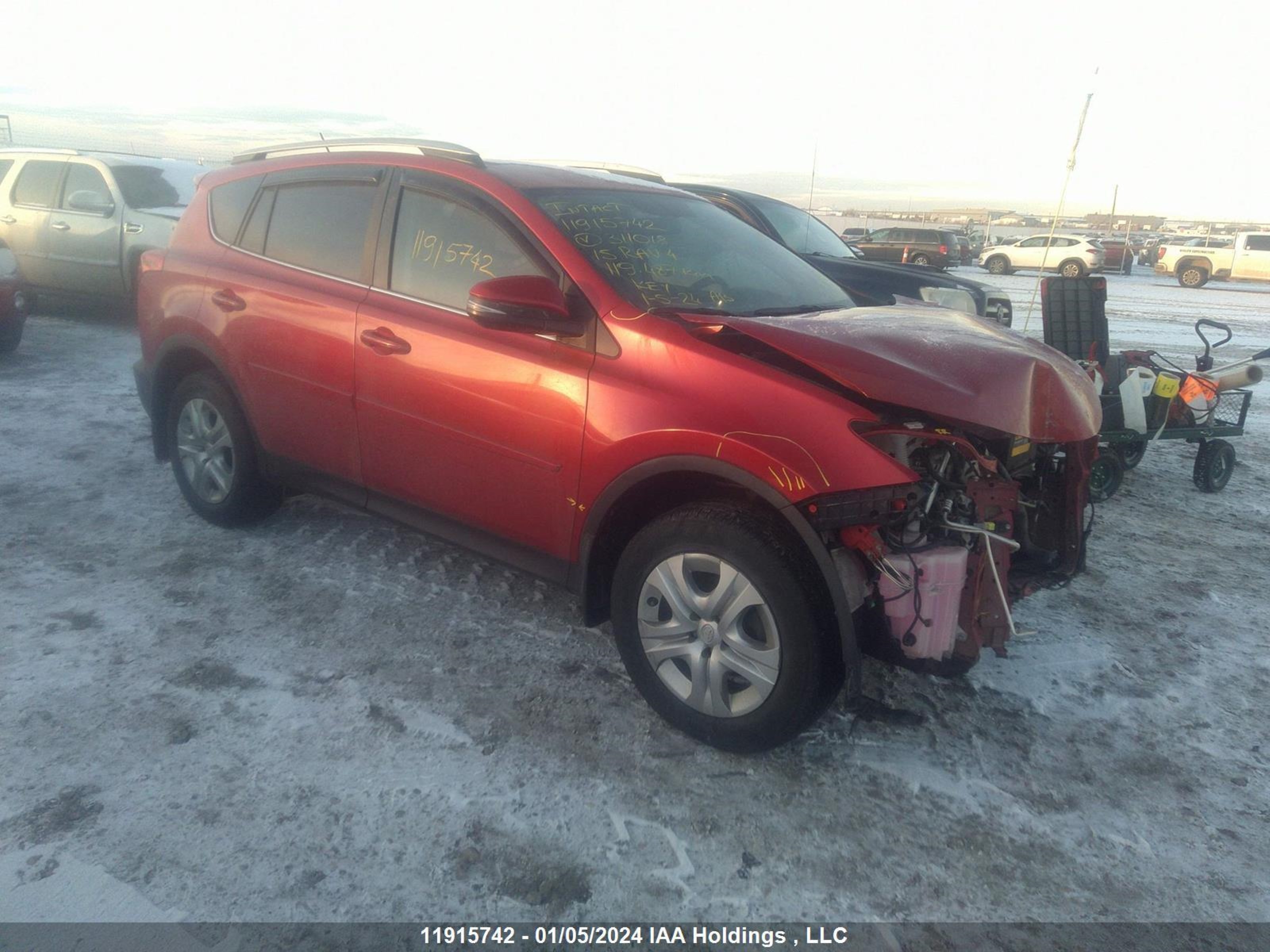 TOYOTA RAV 4 2015 2t3bfrevxfw311018