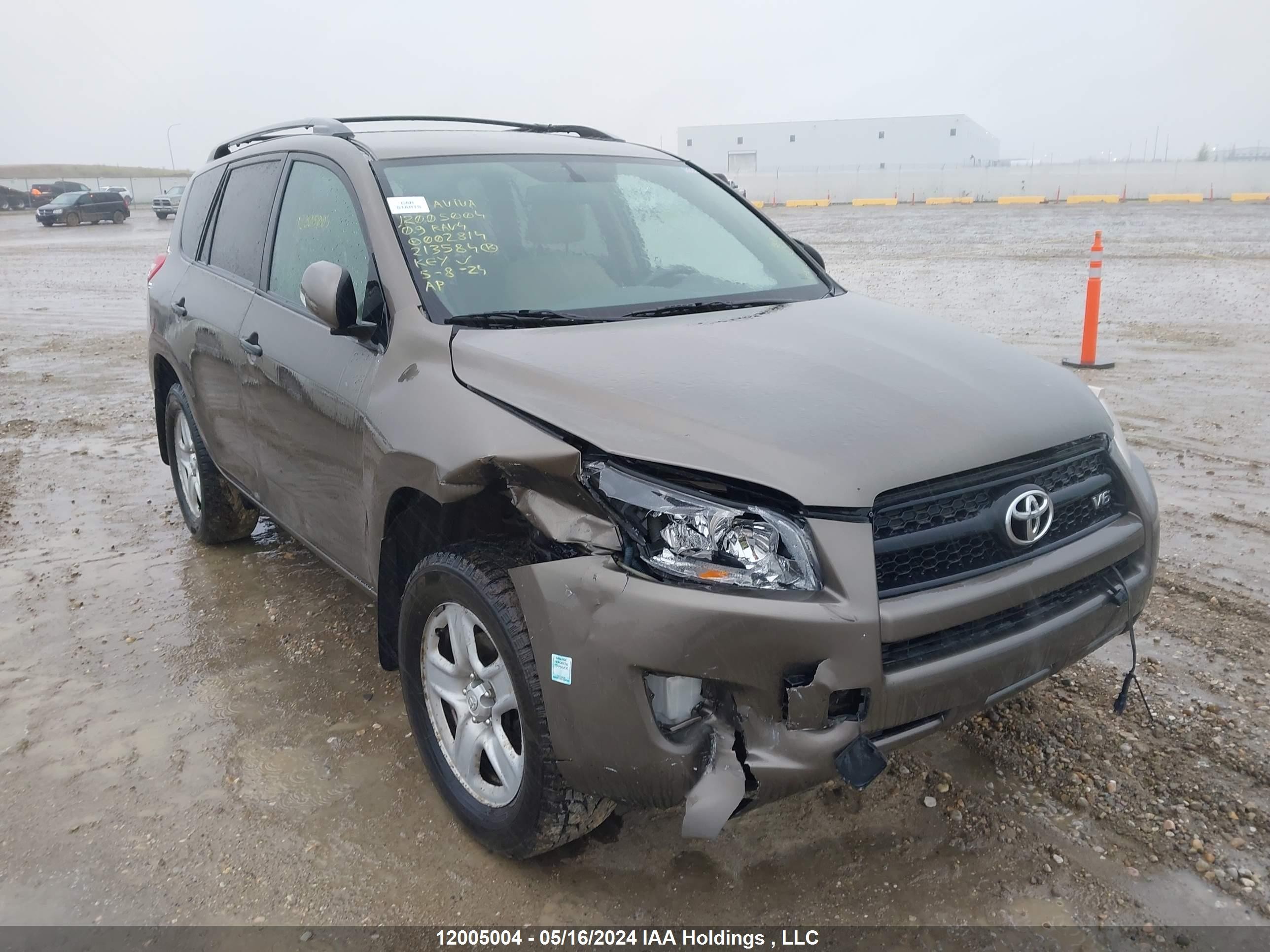 TOYOTA RAV 4 2009 2t3bk33v19w002814