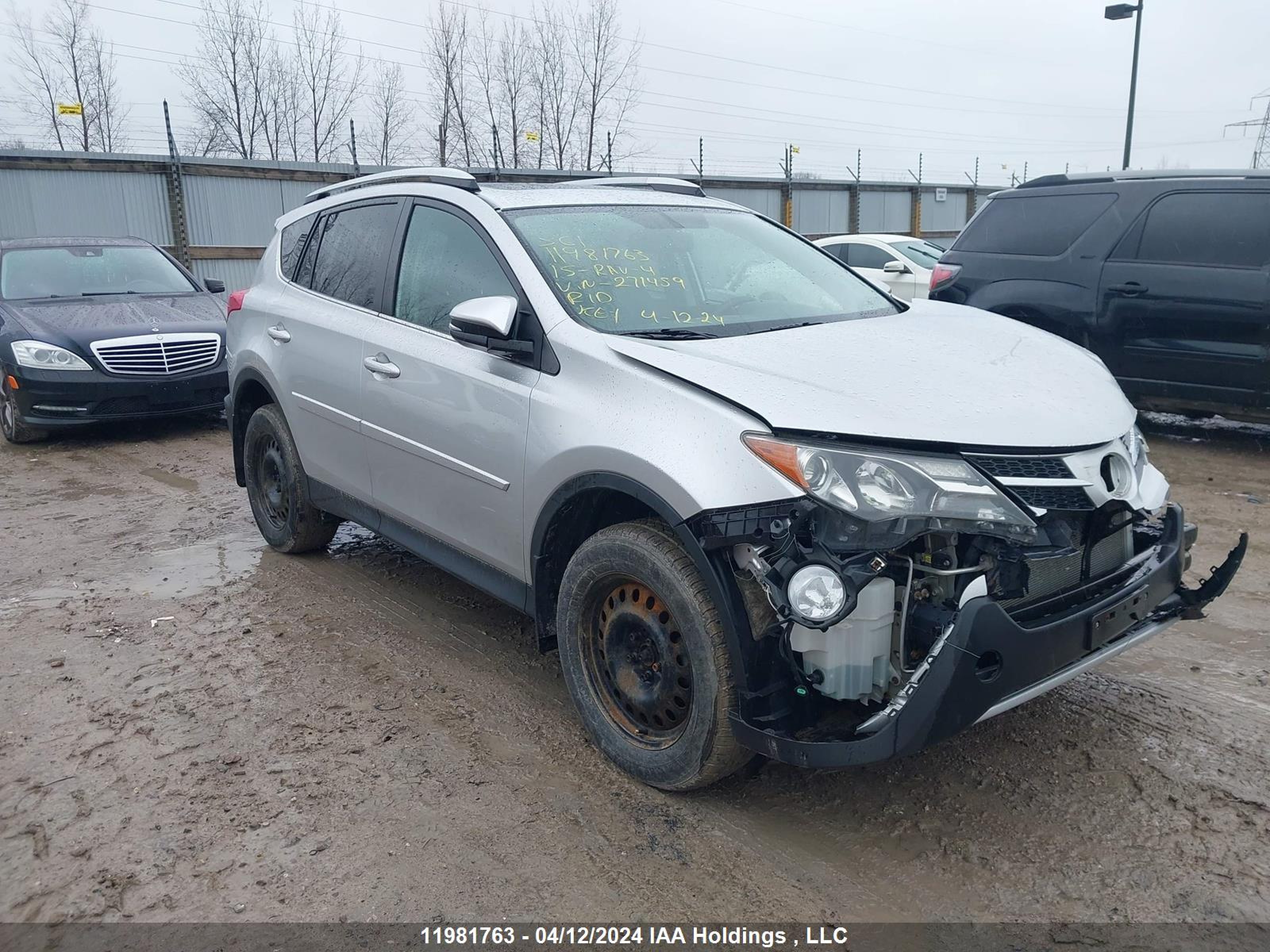 TOYOTA RAV 4 2015 2t3dfrev2fw271459