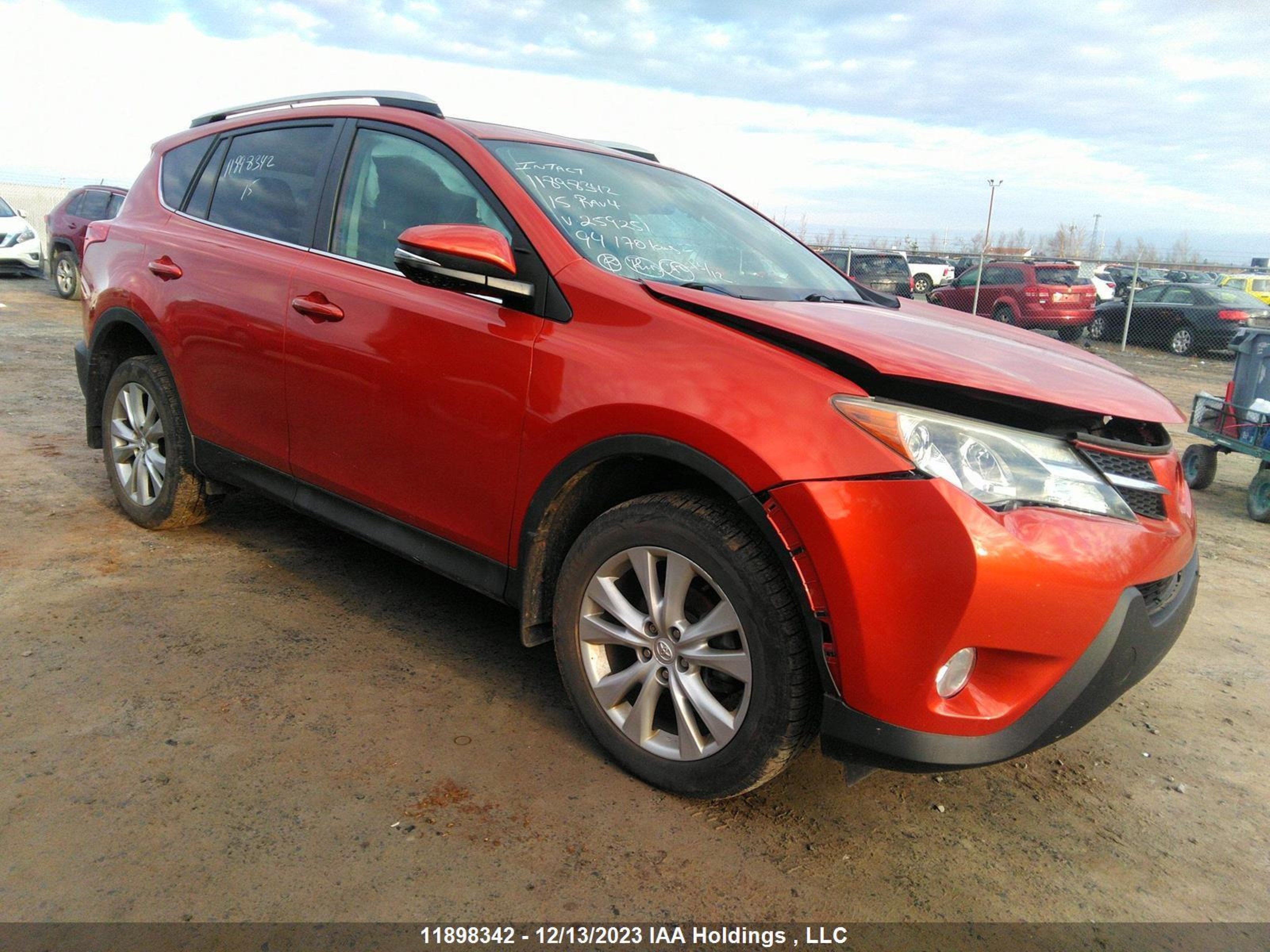 TOYOTA RAV 4 2015 2t3dfrev6fw259251