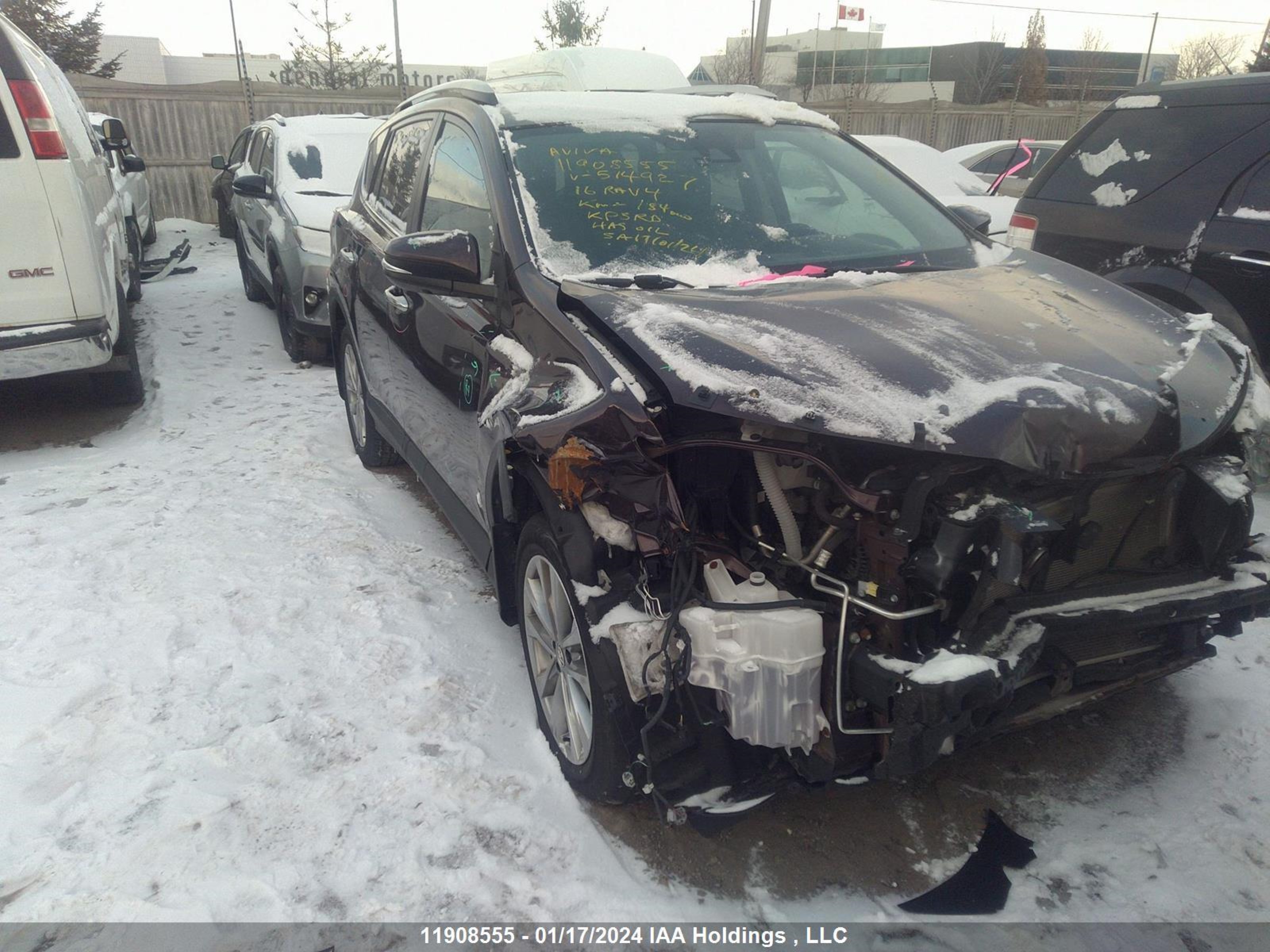 TOYOTA RAV 4 2016 2t3dfrev7gw514927